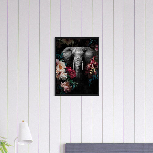 Canvanation Print Material 45x60 cm / 18x24″ Tableau Elephant Légendes Vivantes