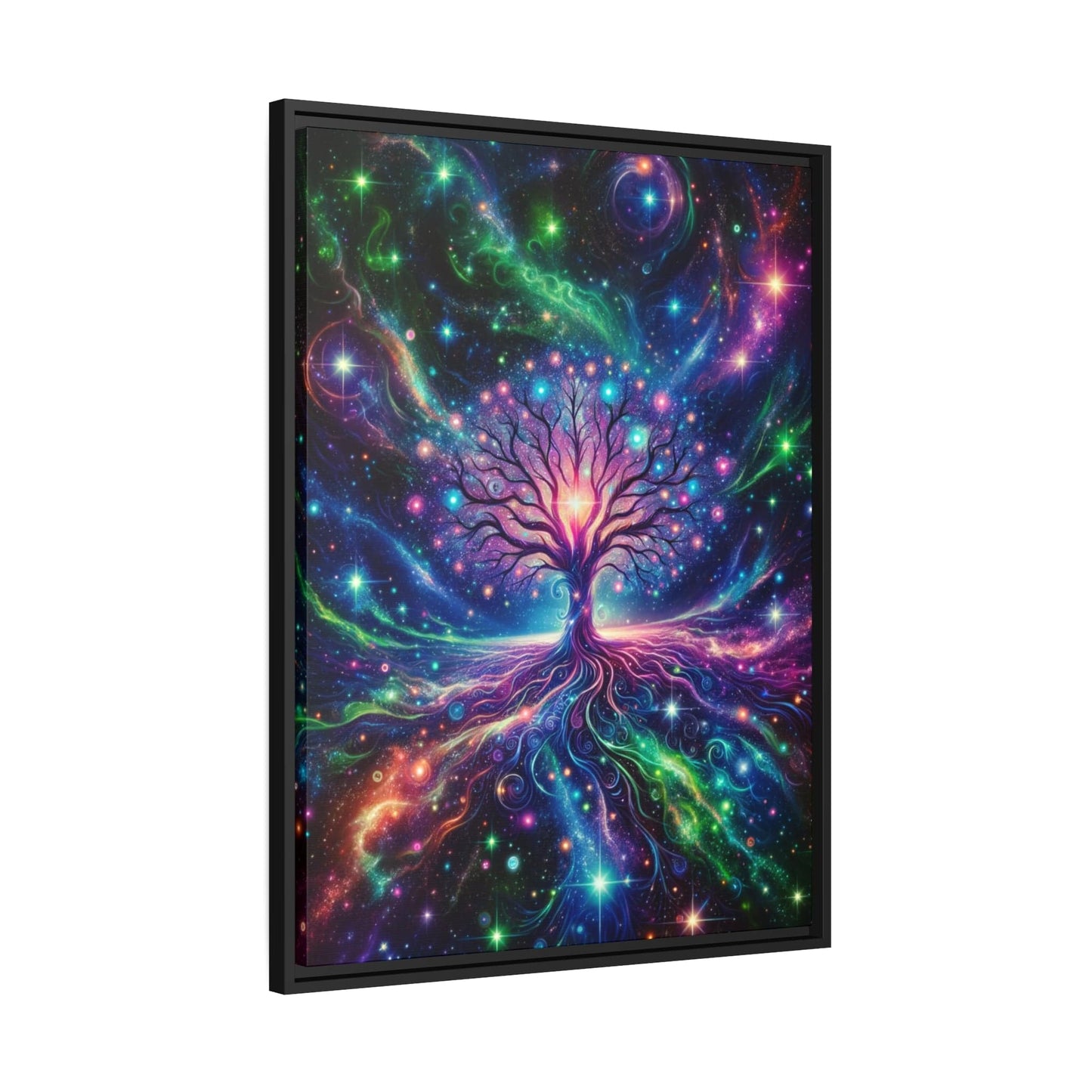Printify Canvas Tableau Arbre De Vie L'Energie Du Cosmos