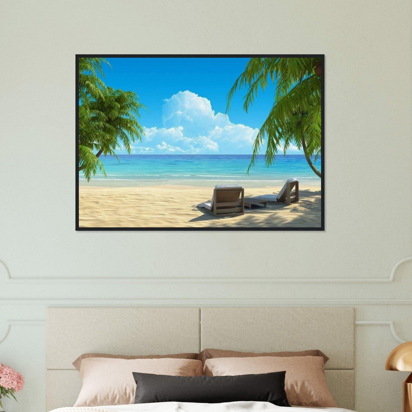 Gelato Print Material Tableau Panoramique Mer Tropique