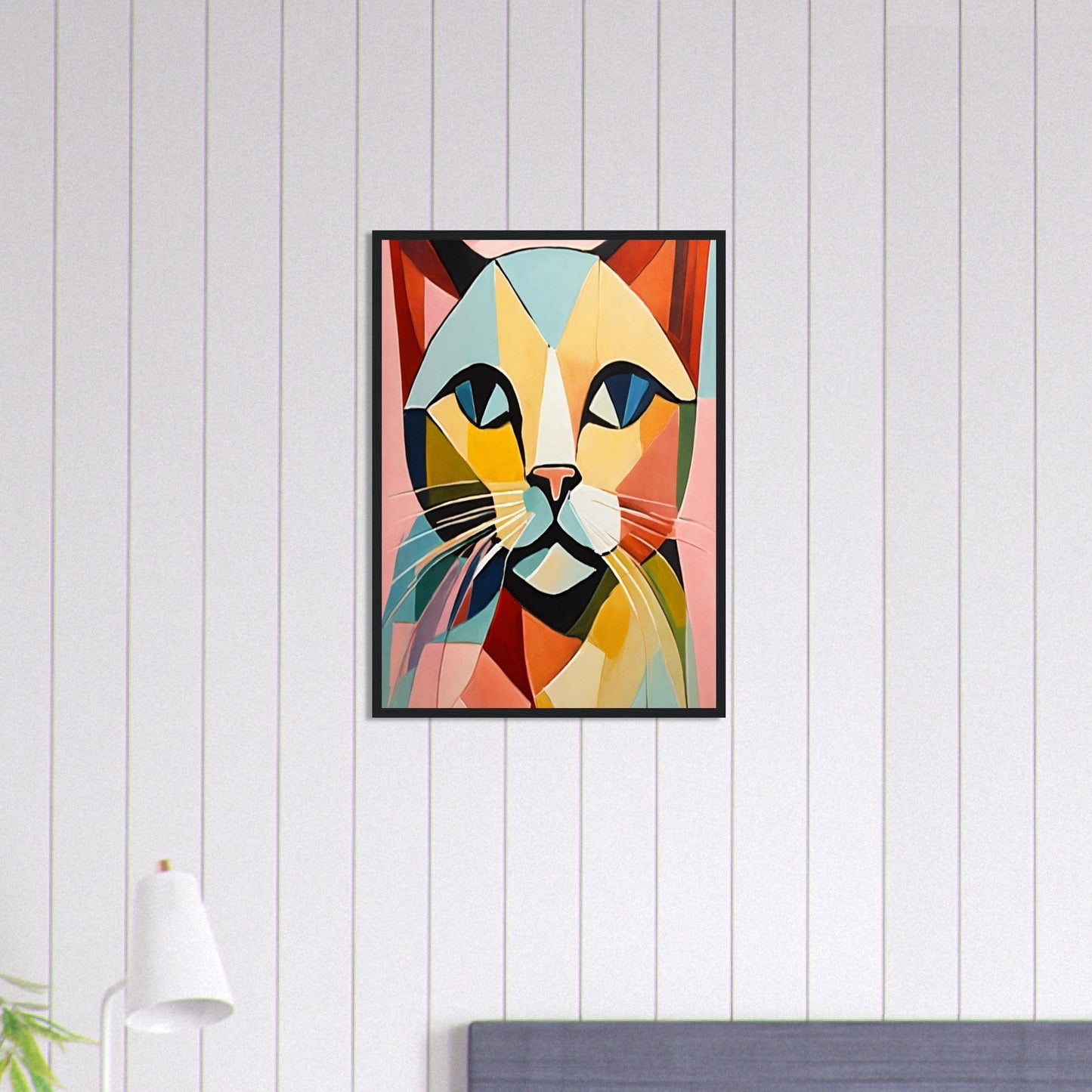 Canvanation Print Material 50x70 cm / 20x28″ Tableau Chat Lueur Du Crépuscule