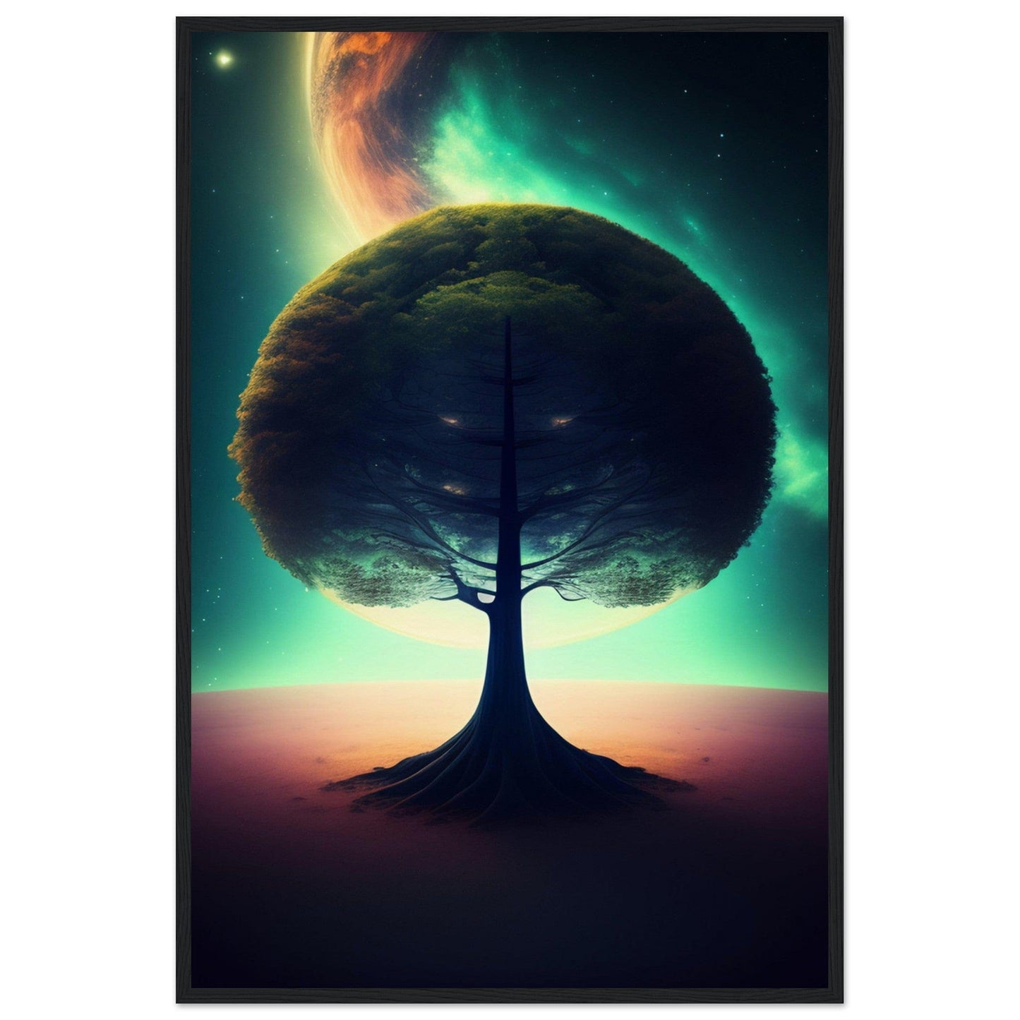 Canvanation Print Material 60x90 cm / 24x36″ Tableau Arbre De Vie Renaissance Urbaine