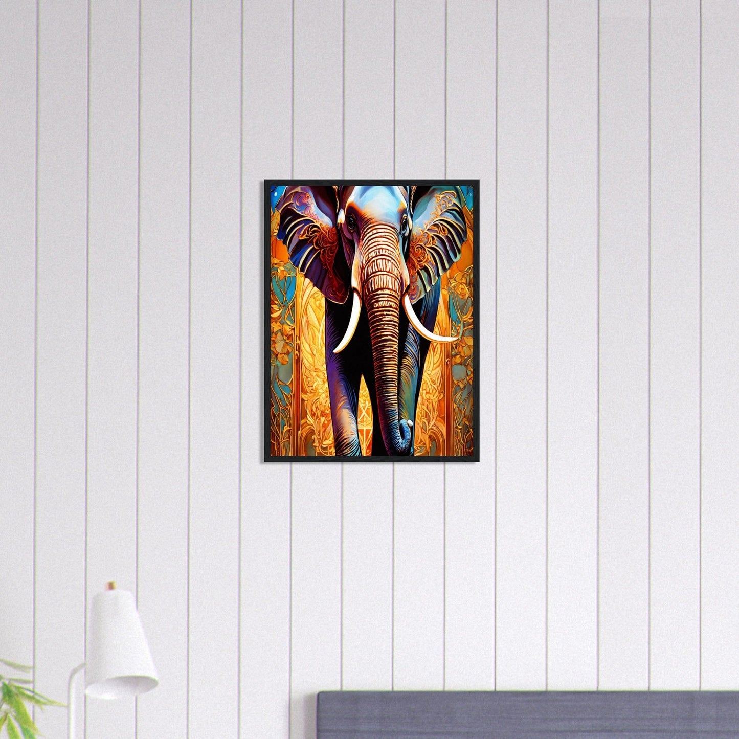 Canvanation Print Material 45x60 cm / 18x24″ Tableau Elephant Silence Éloquent