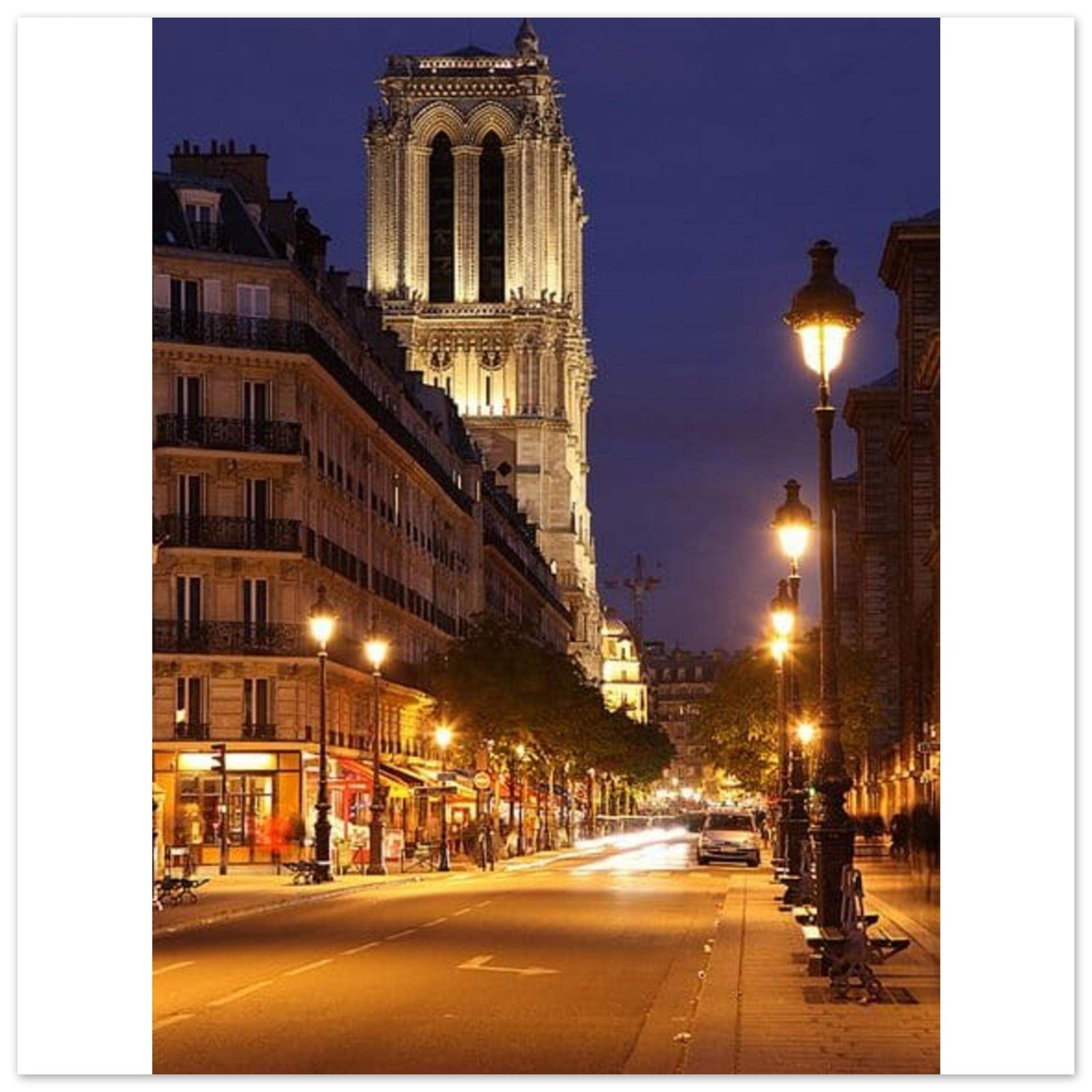 Canvanation Print Material 50x50 cm / 20x20″ Affiche Paris Notre Dame
