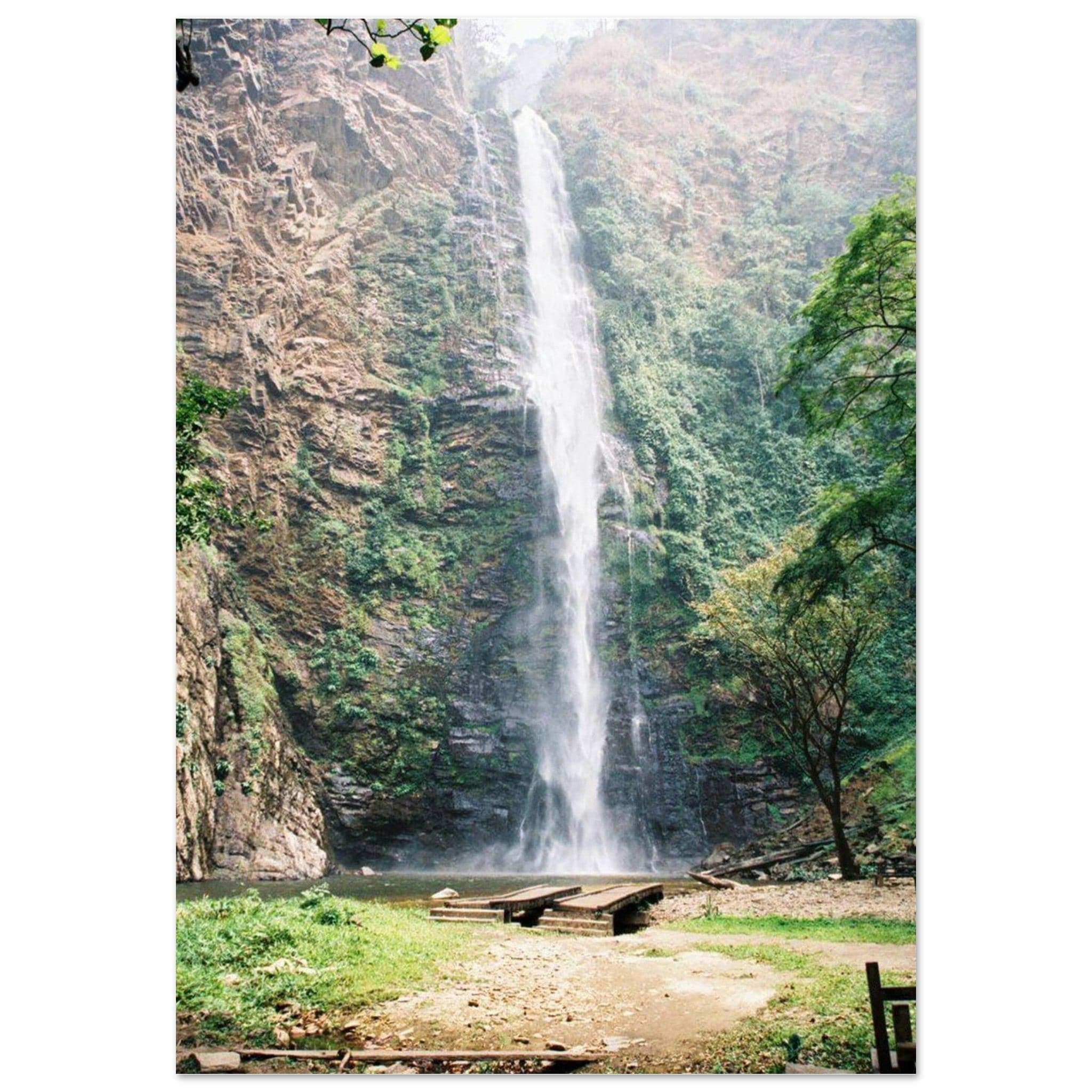 Gelato Print Material 70x100 cm / 28x40″ Affiche Africain Cascades Ghana