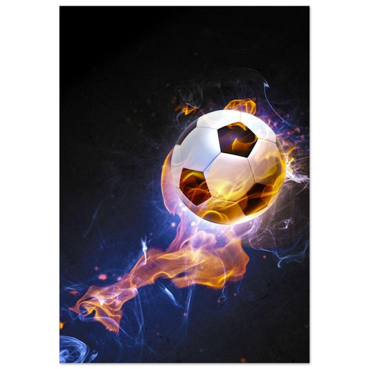 Canvanation Print Material 70x100 cm / 28x40″ Poster Football Illustration Feu