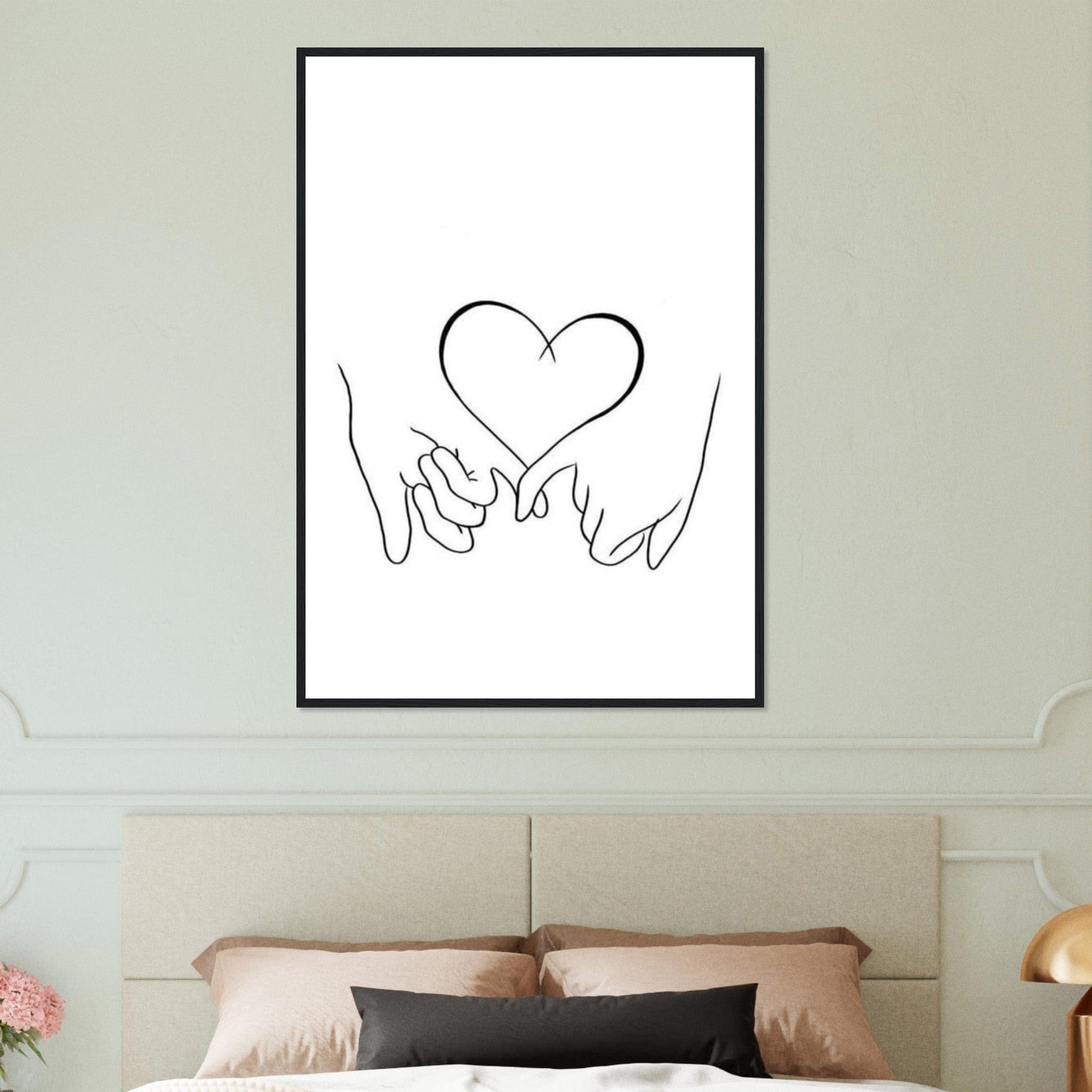 Canvanation Print Material Tableau Couple Toile de l'Amour Éternel