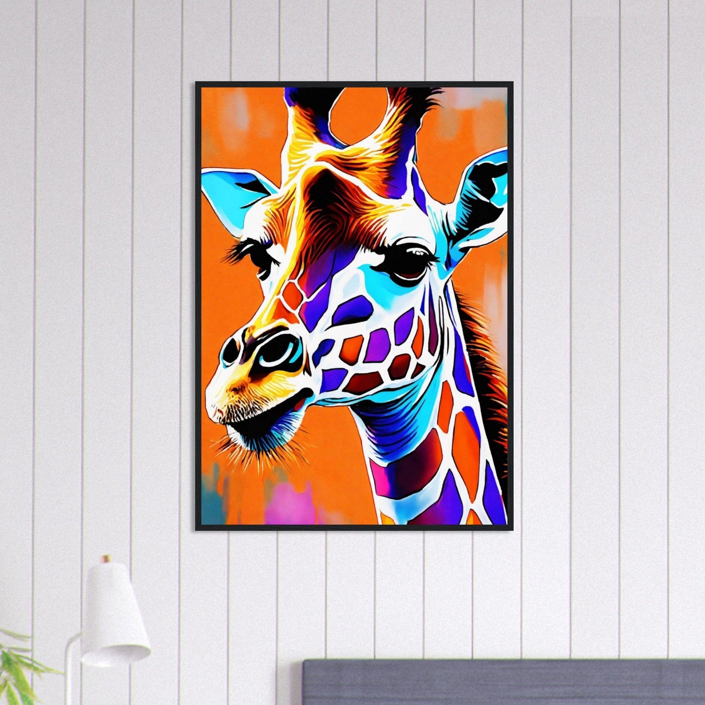 Canvanation Print Material 70x100 cm / 28x40″ Tableau Girafe Zoo