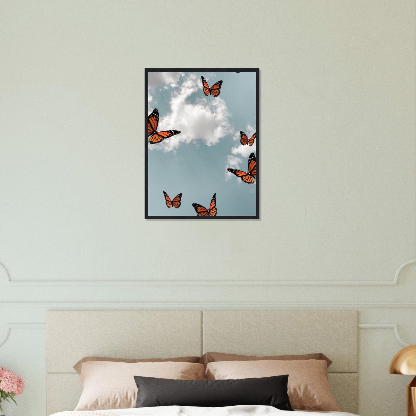 Gelato Print Material Tableau Peinture Papillon Abstrait