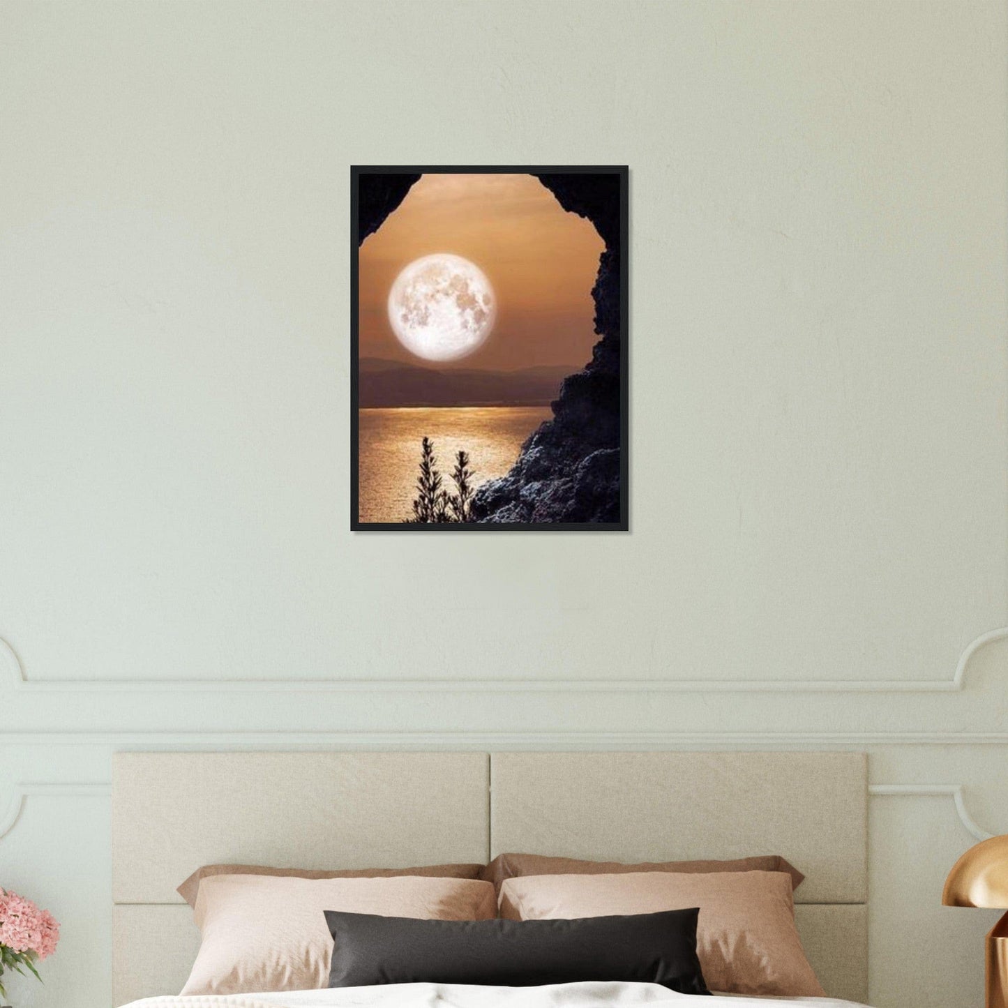 Gelato Print Material Tableau Pleine Lune