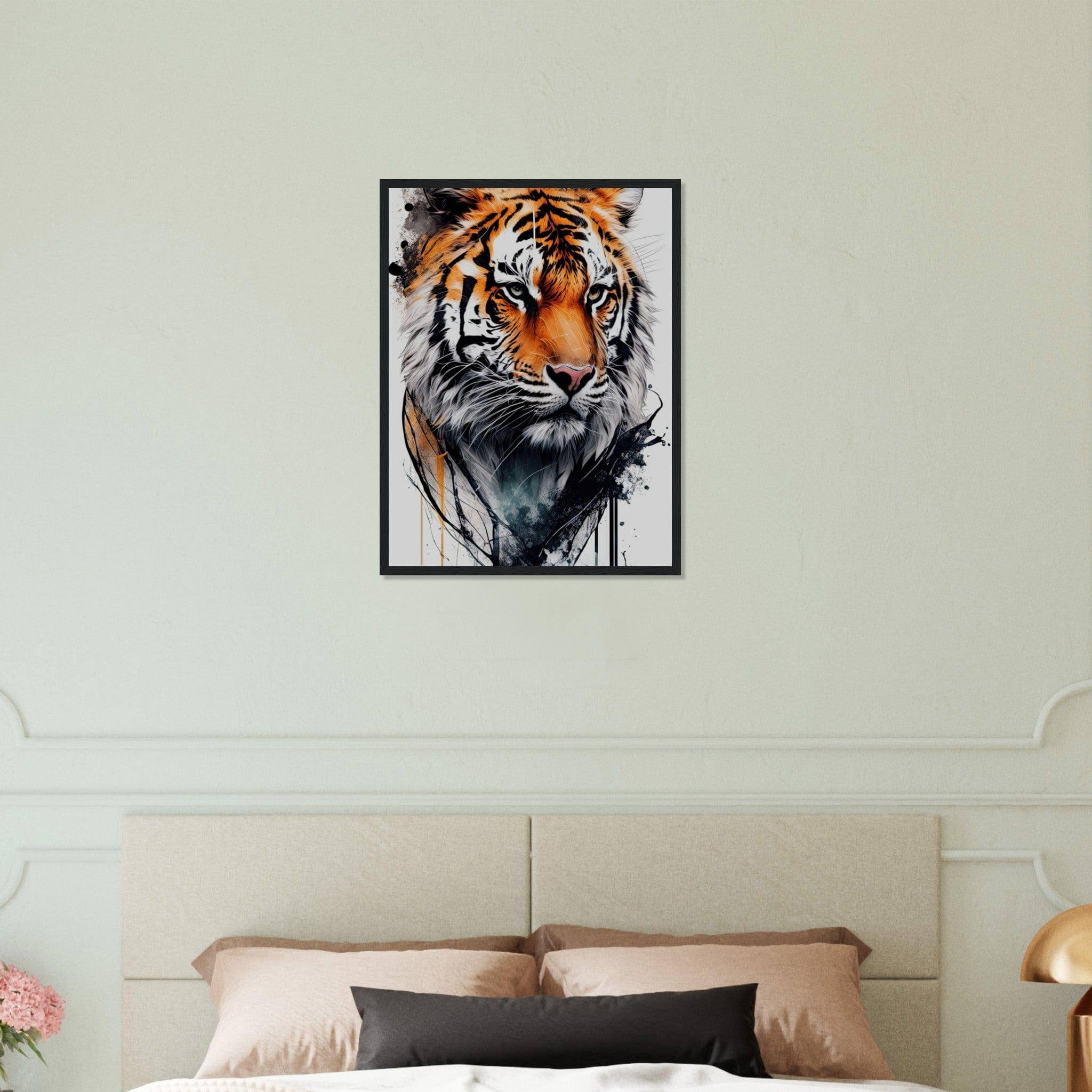 Canvanation Print Material Tableau Tigre Dessin