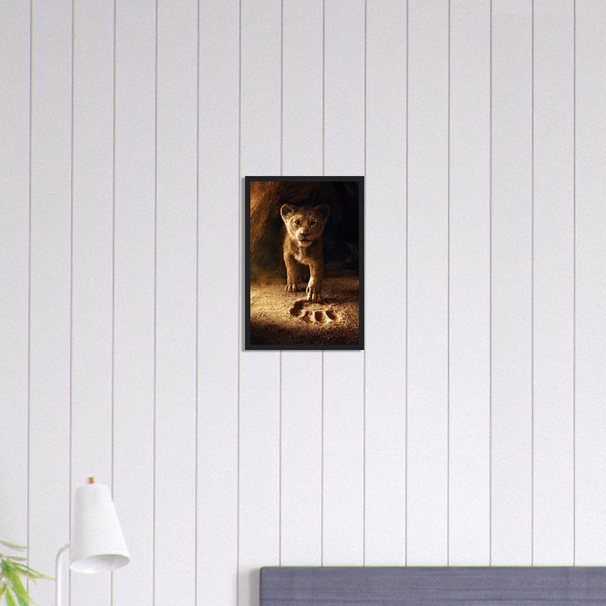 Canvanation Print Material 30x45 cm / 12x18″ Tableau Street Art Petit Lion