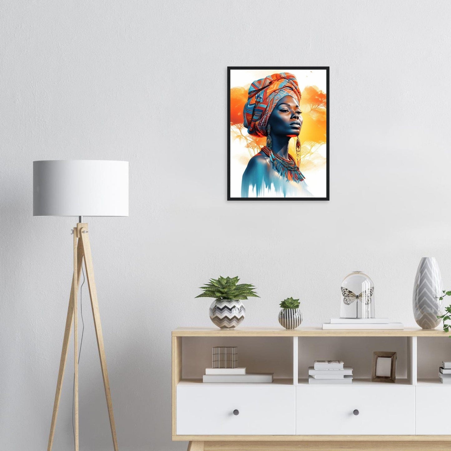 Canvanation Print Material Tableau Art Africain Peinture
