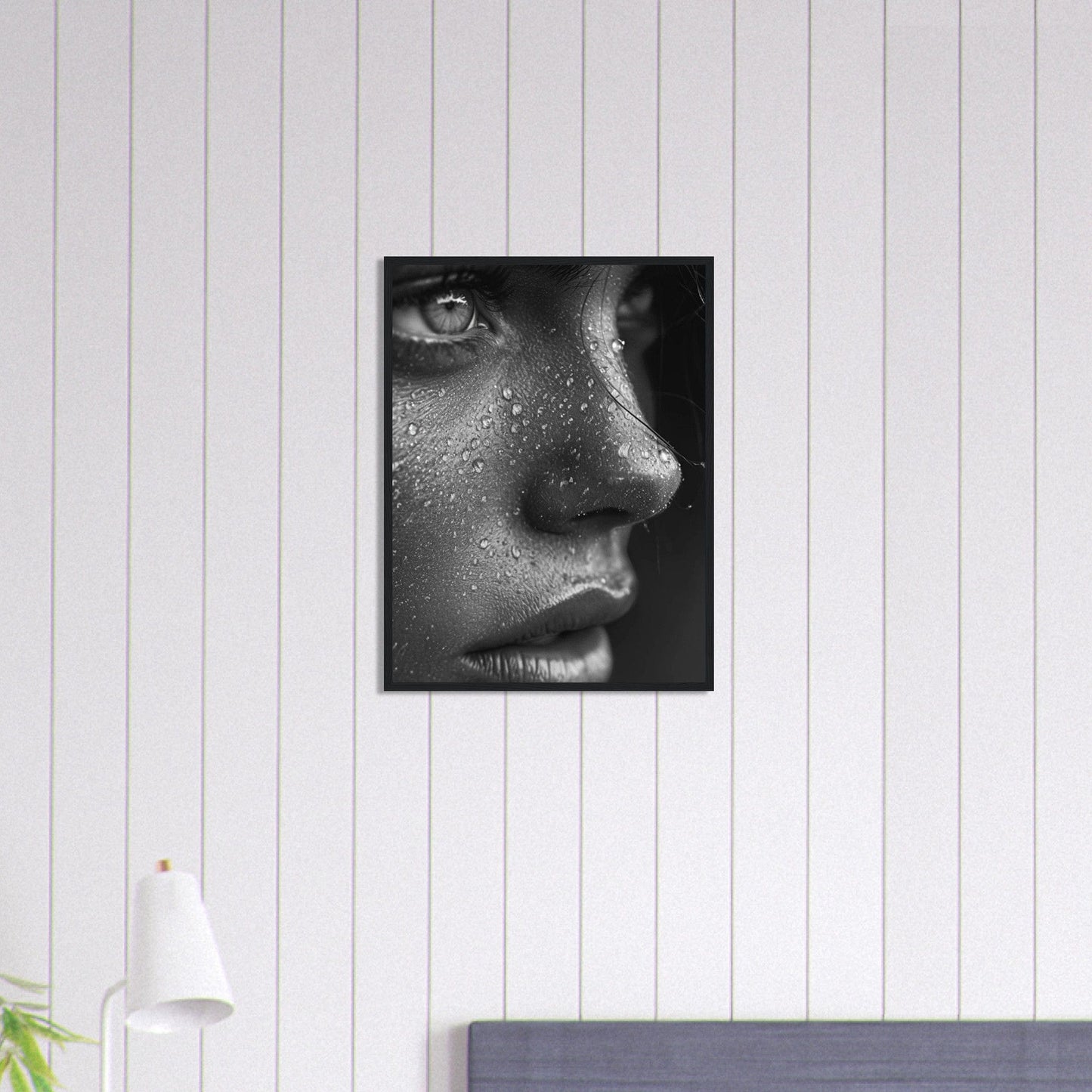 Canvanation Print Material 45x60 cm / 18x24″ Tableau Photo Noir Et Blanc-Portrait-Fille