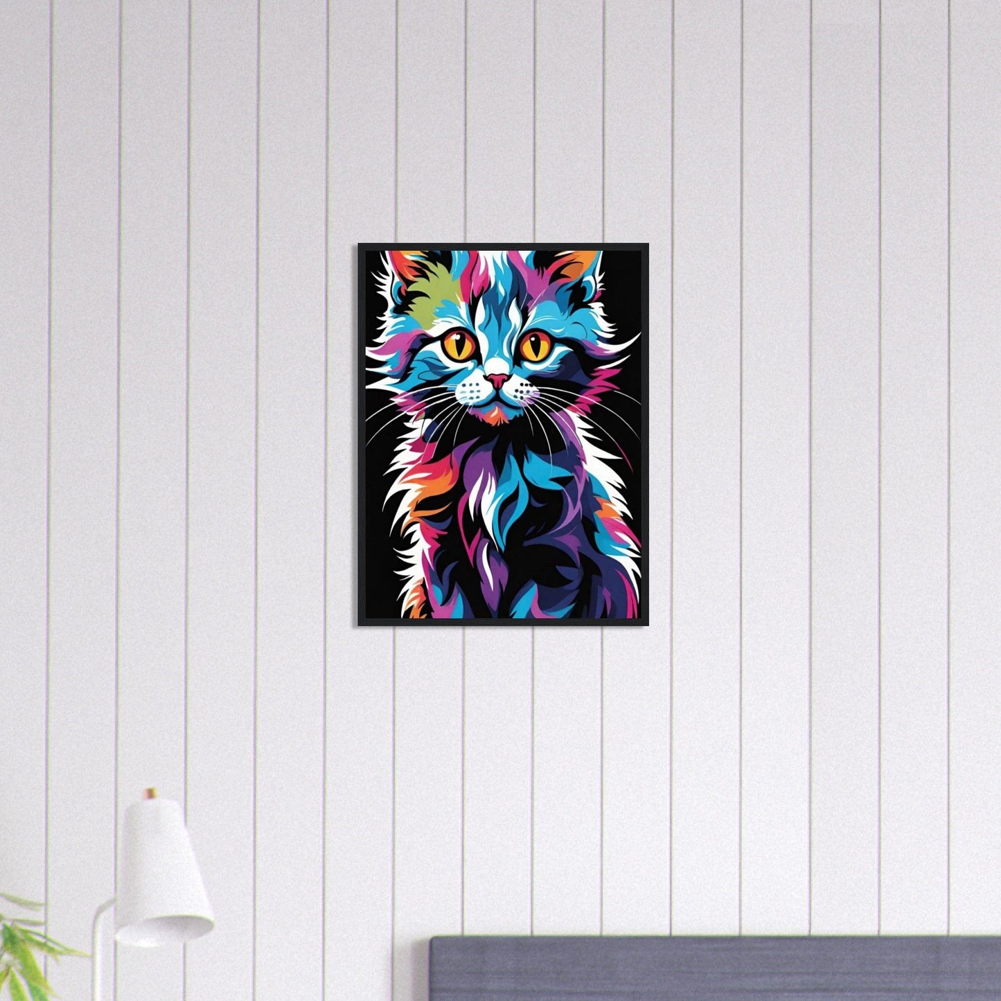 Canvanation Print Material 45x60 cm / 18x24″ Tableau Chat Pop Art Félin