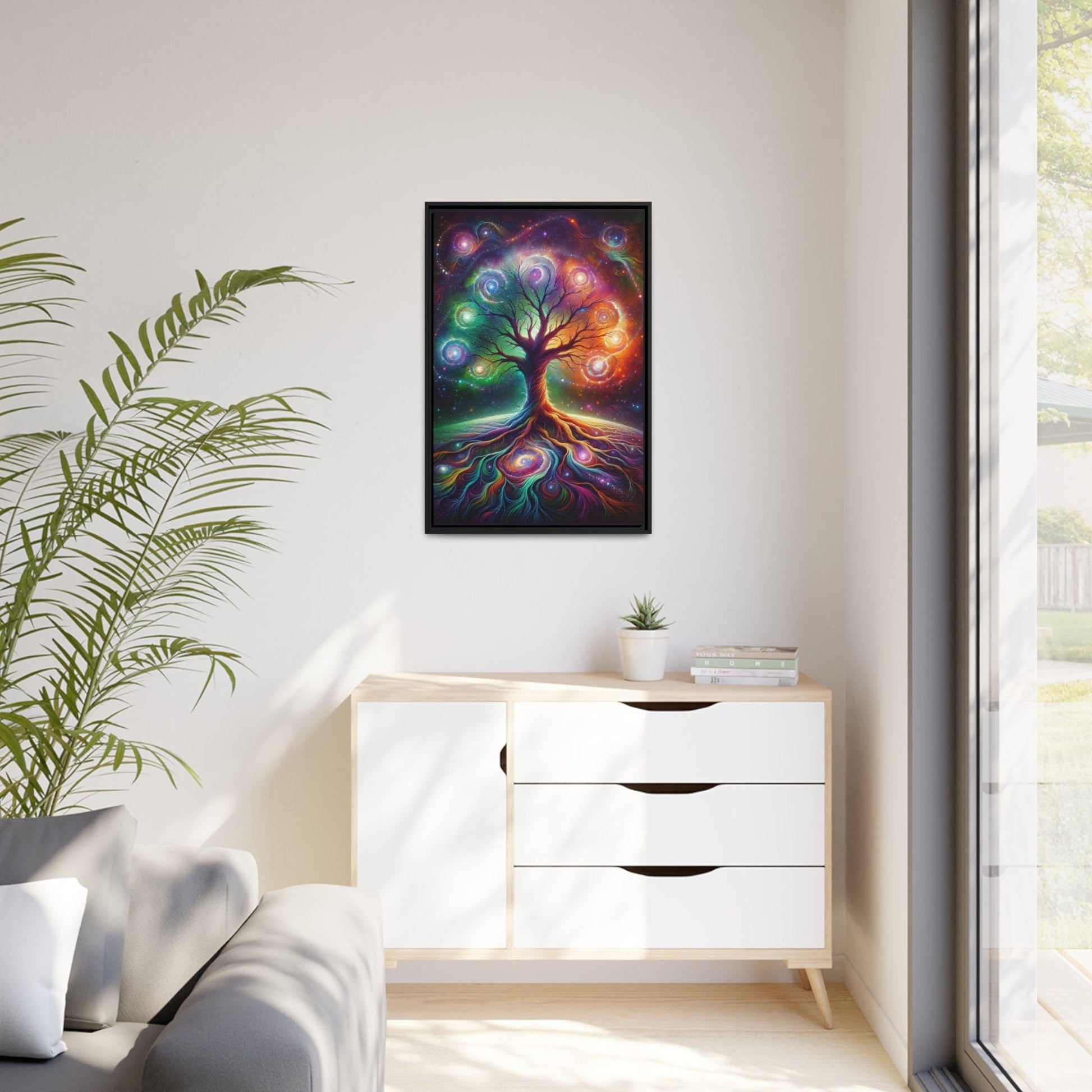 Printify Canvas Tableau L'Arbre Mystique de la Vie