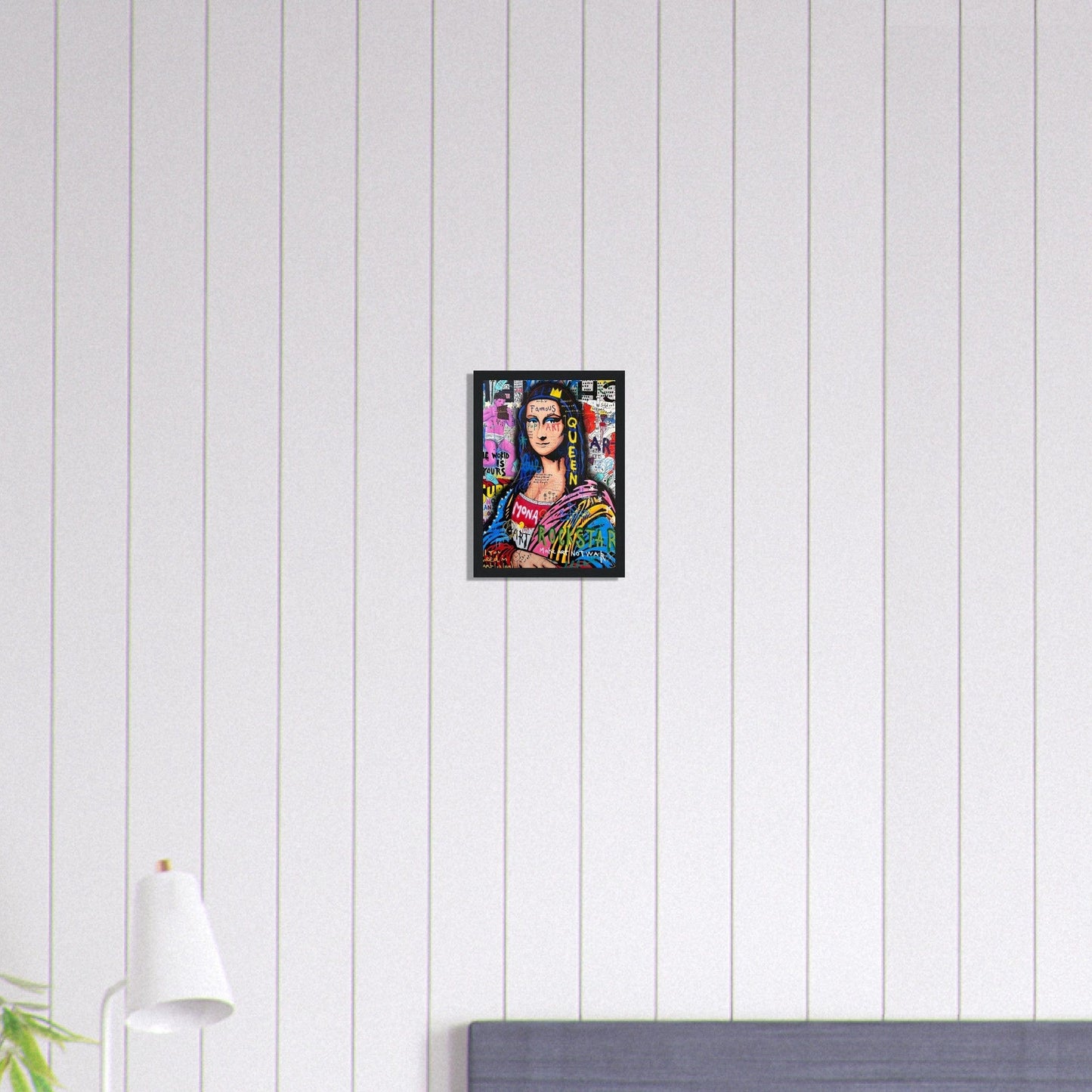 Canvanation Print Material A4 21x29.7 cm / 8x12″ Tableau Street Art Mona Joconde