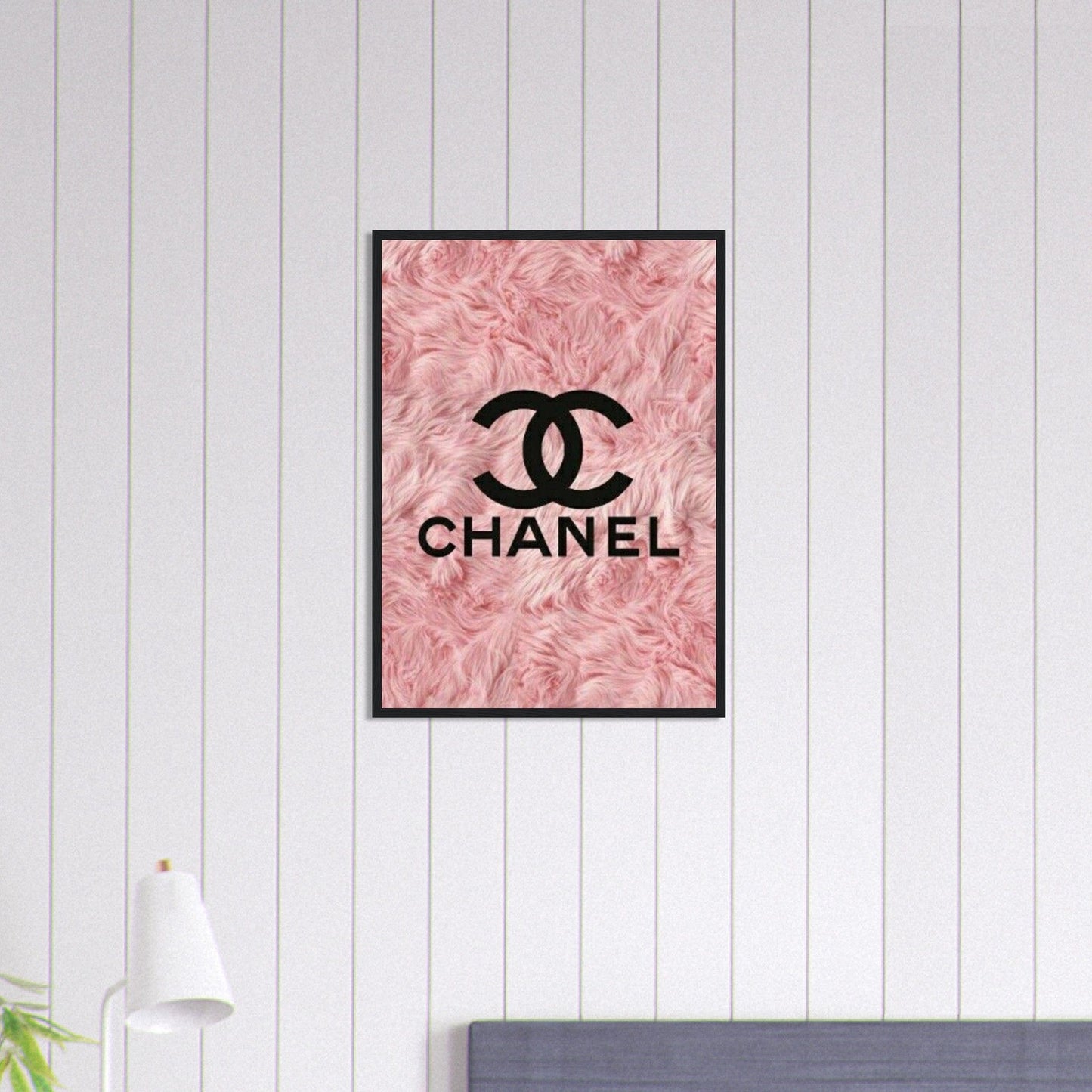 Canvanation Print Material 50x70 cm / 20x28″ Tableau Fond Laine Rose
