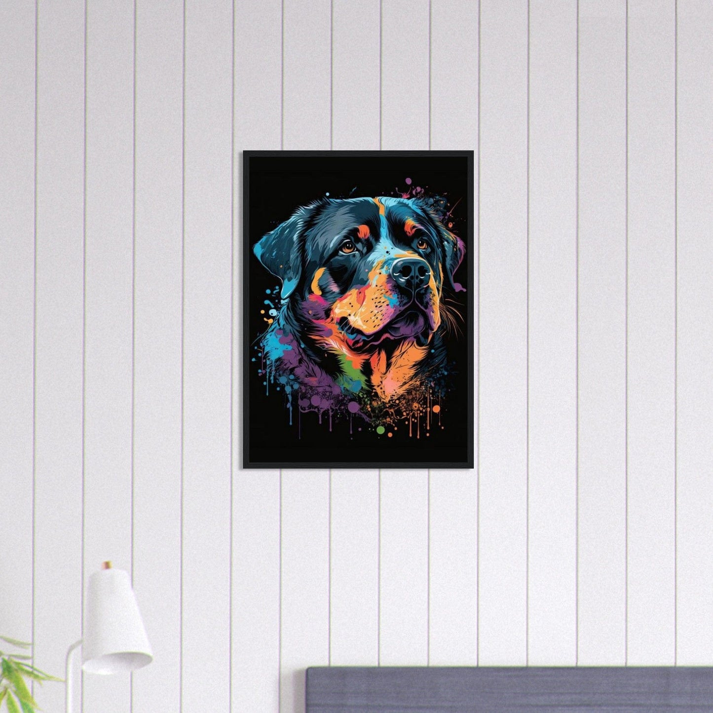 Canvanation Print Material 50x70 cm / 20x28″ Tableau Chien - Ami à quatre pattes