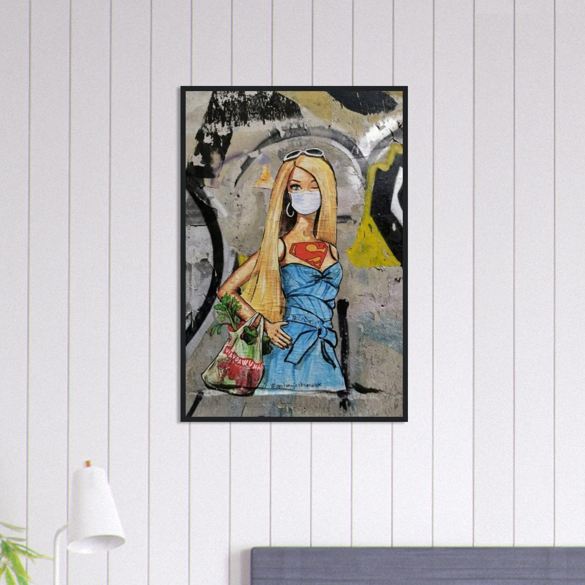 Canvanation Print Material 60x90 cm / 24x36″ Tableau Graffiti Barbie