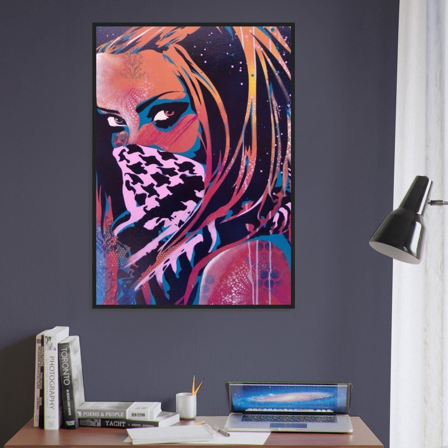 Canvanation Print Material Tableau Street Art Femme Gang