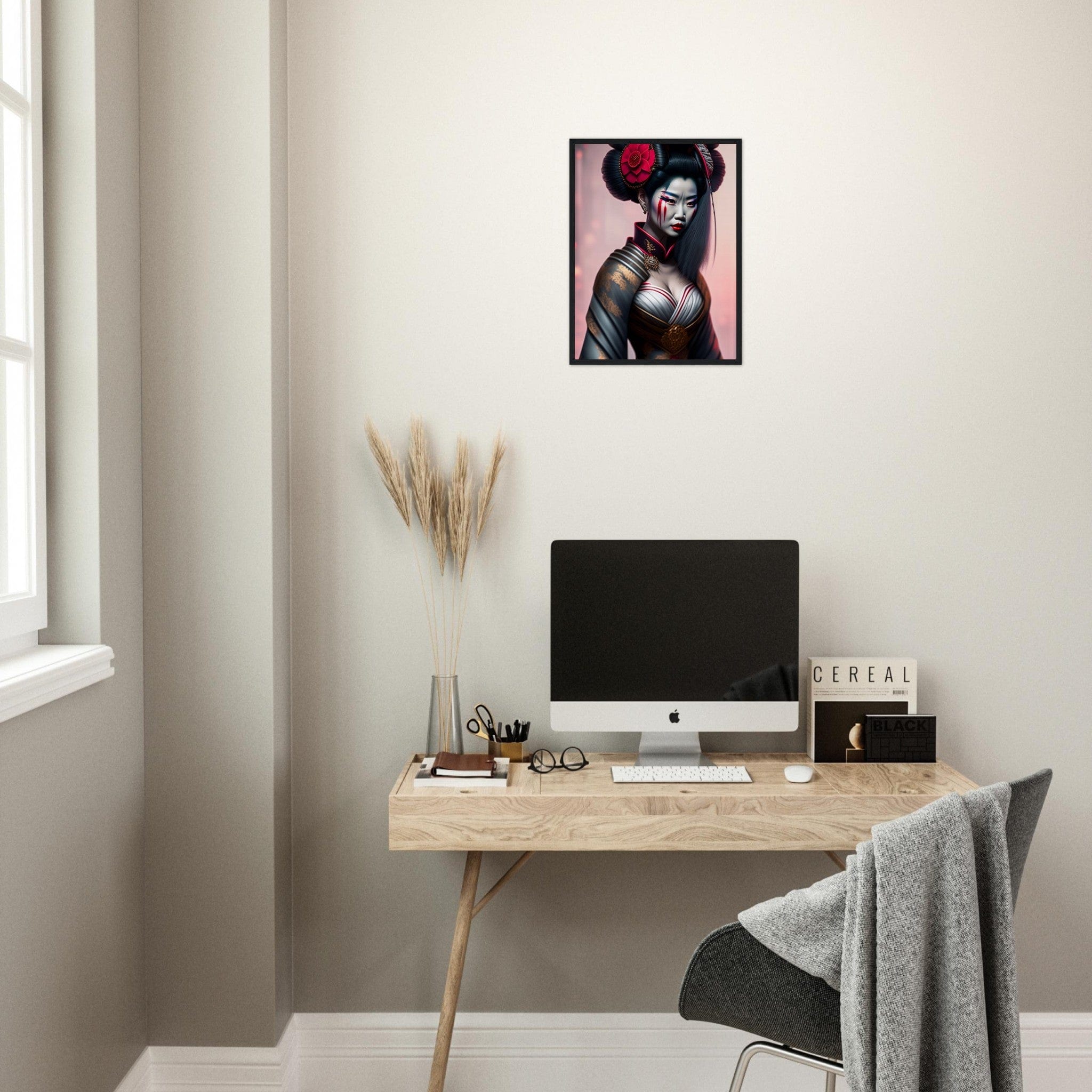 Canvanation Print Material Tableau Horreur Geisha