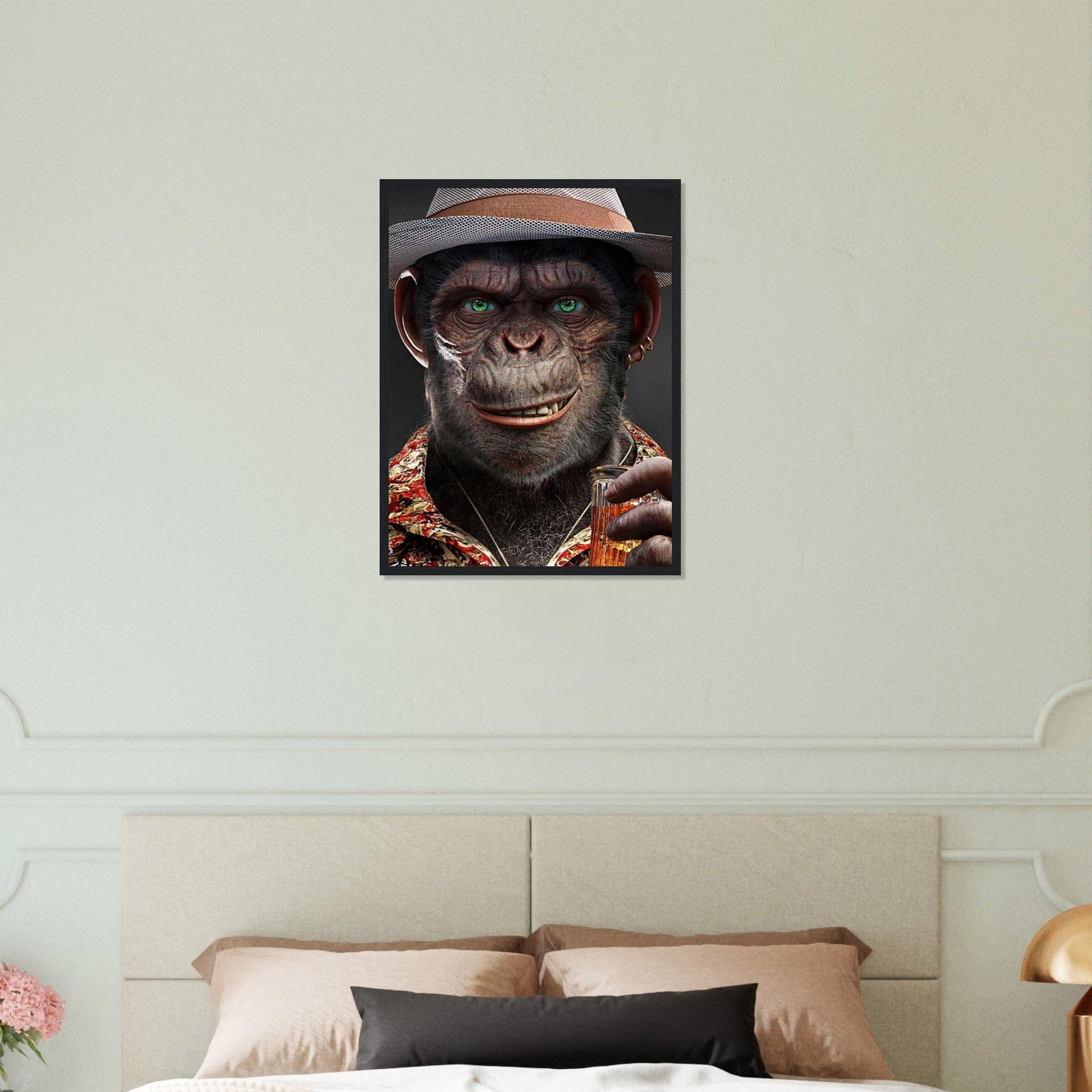 Canvanation Print Material Tableau Gorille Couleur