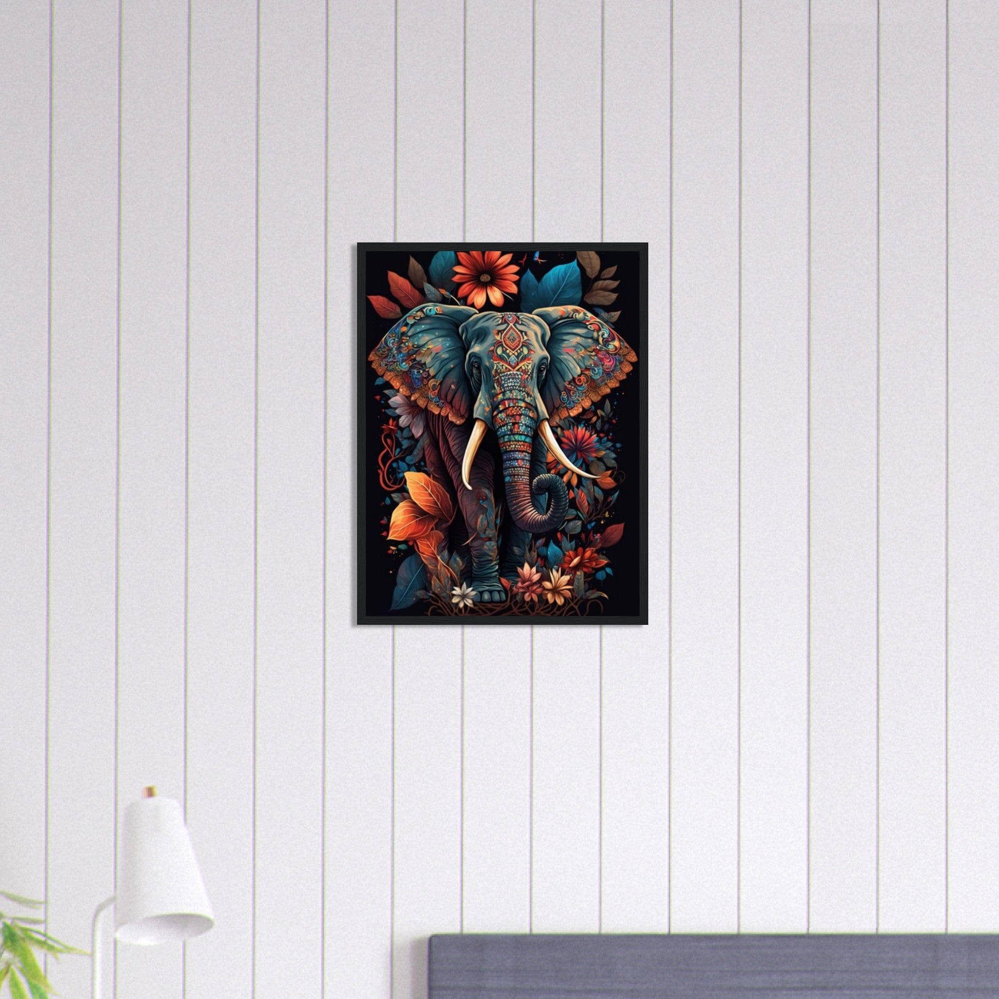 Canvanation Print Material 45x60 cm / 18x24″ Tableau Elephant L'Âme de l'Afrique