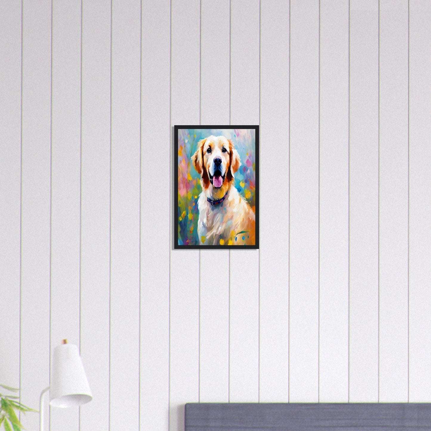 Canvanation Print Material 30x45 cm / 12x18″ Tableau Chien Cœur A Quatre Pattes