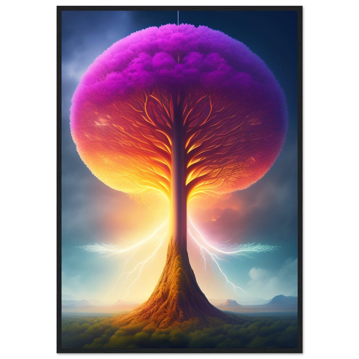 Canvanation Print Material 70x100 cm / 28x40″ Tableau Mural Arbre De Vie