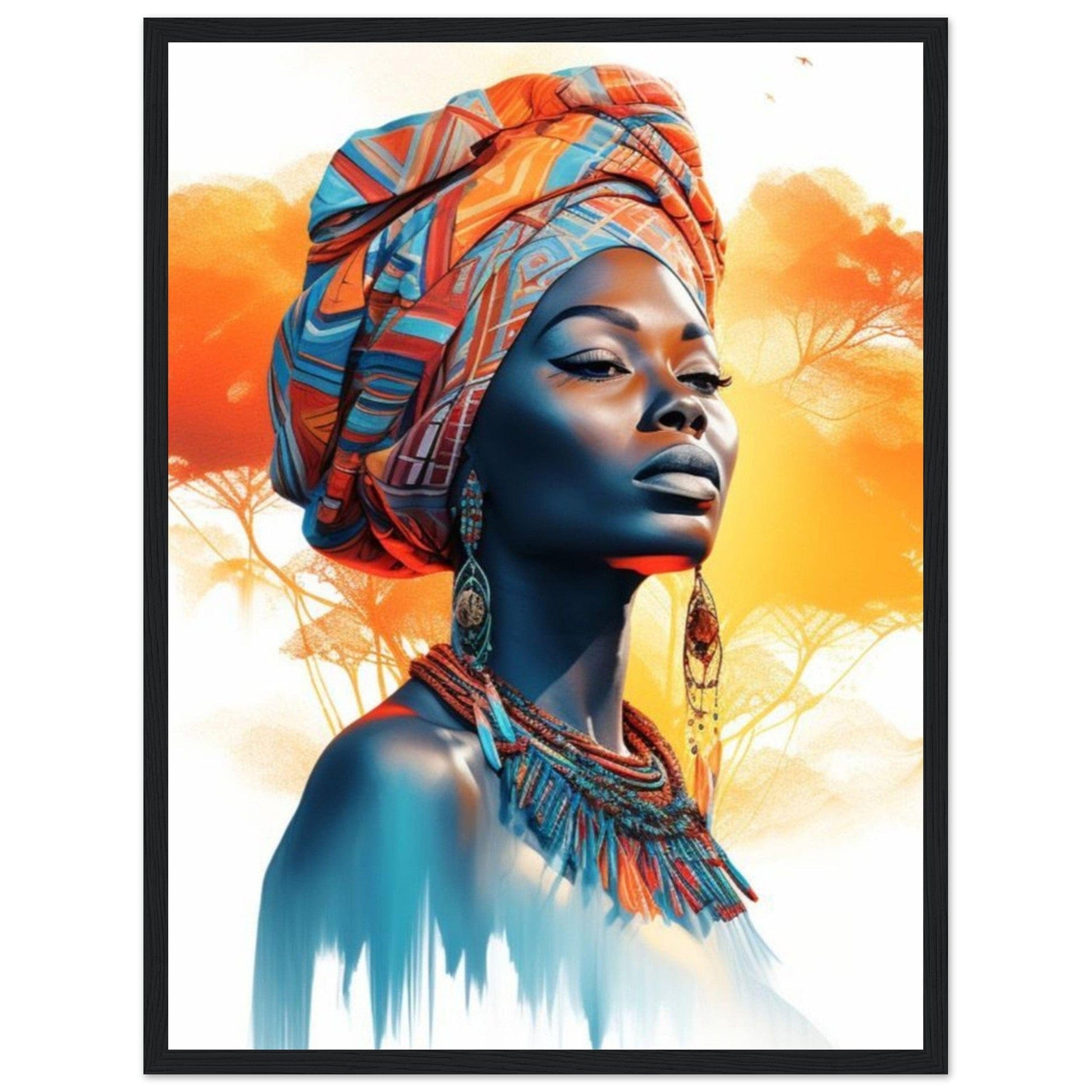 Canvanation Print Material Tableau Art Africain Peinture