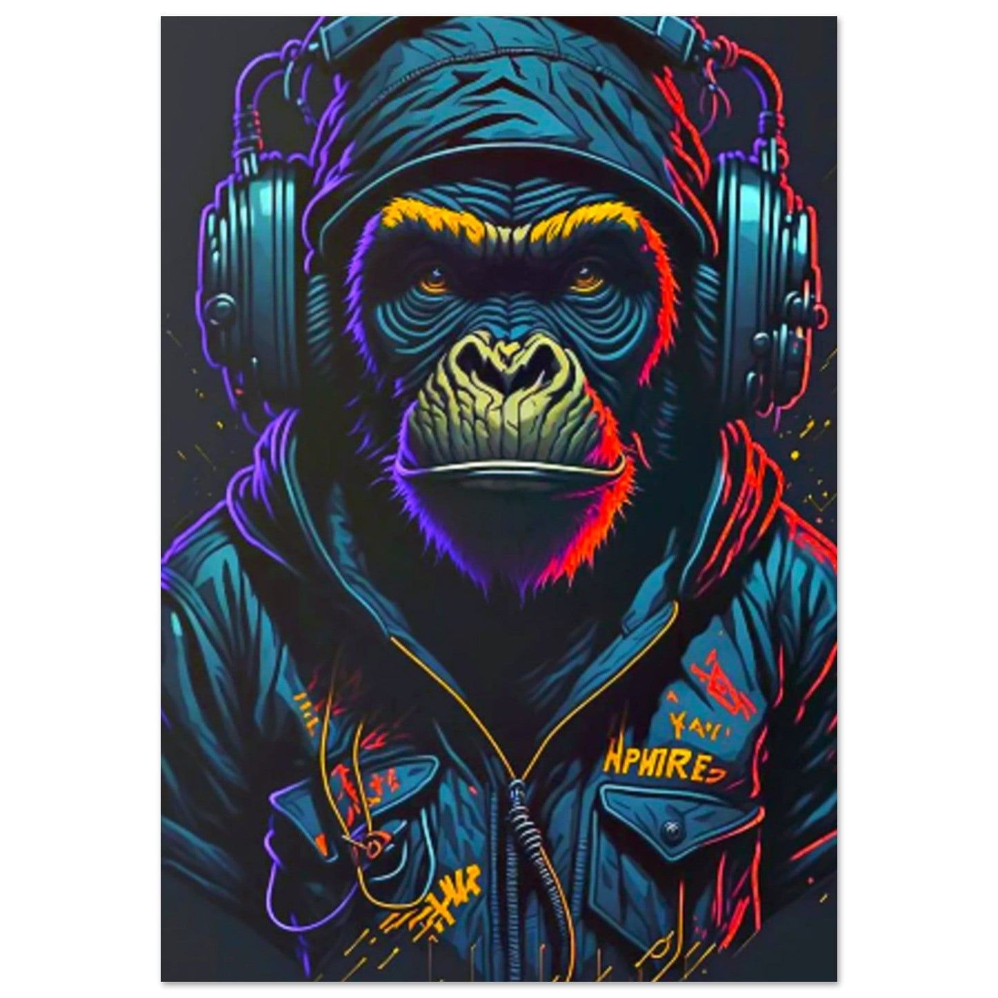 Canvanation Print Material 70x100 cm / 28x40″ Poster Singe Street Art
