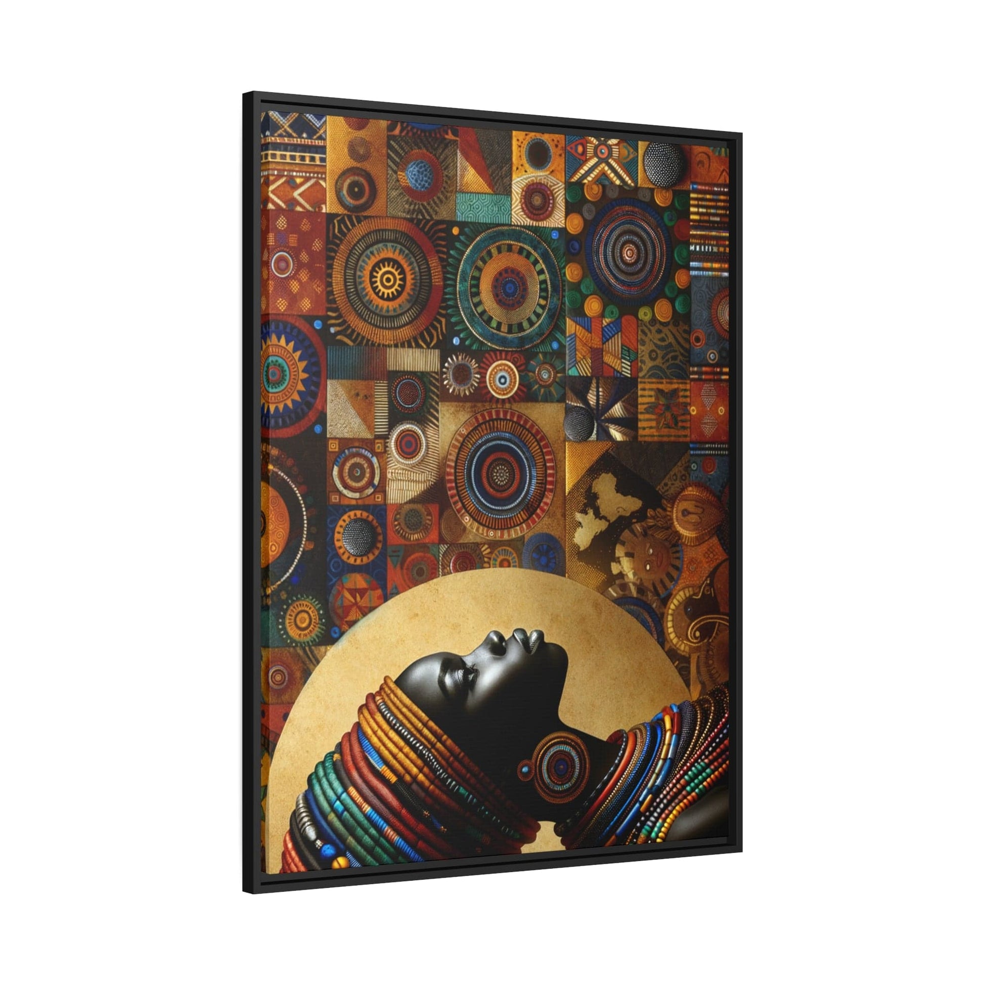 Printify Canvas Tableau "Femmes Africaines : Portraits d'élégance et de résilience"