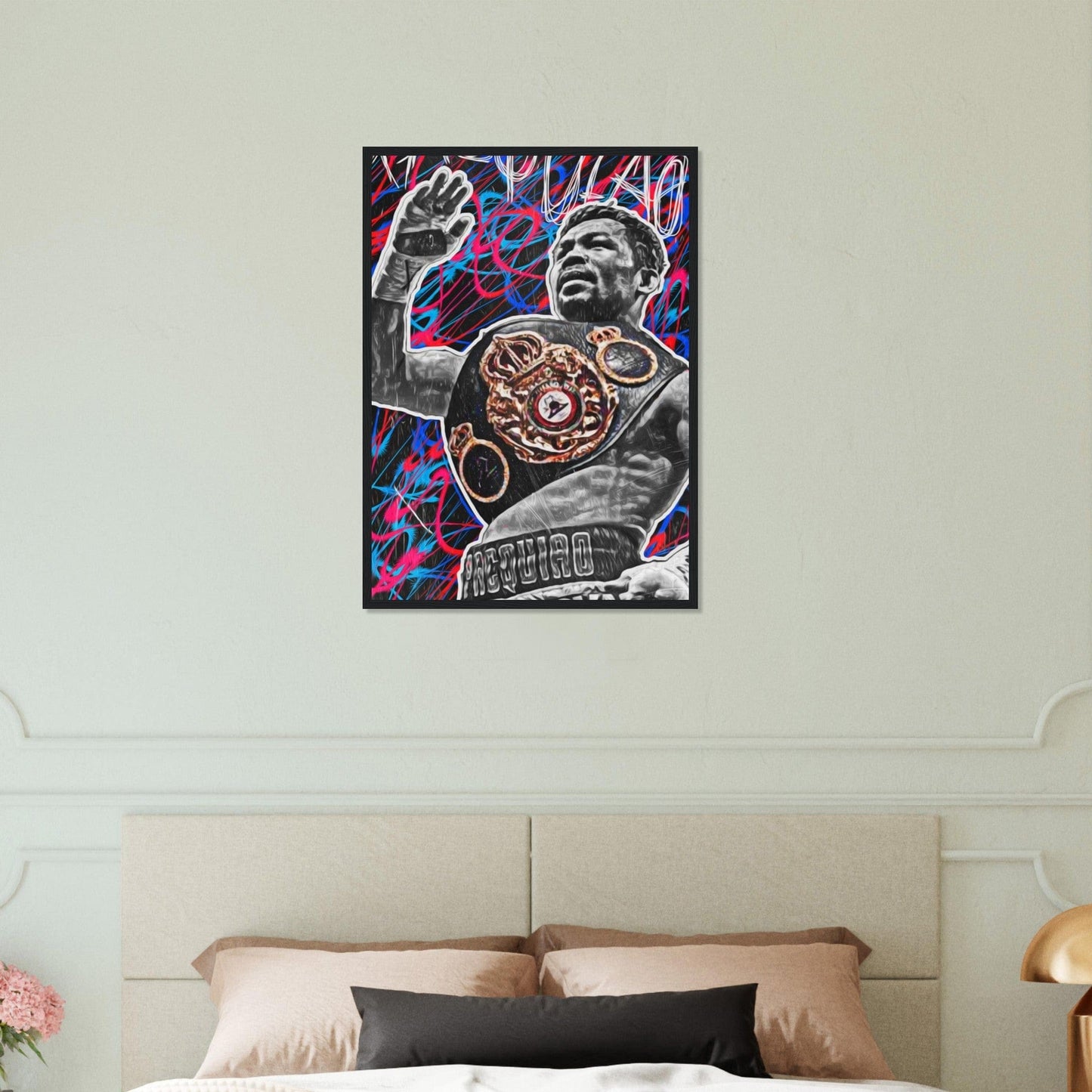 Canvanation Print Material 50x70 cm / 20x28″ Tableau Champion Boxe