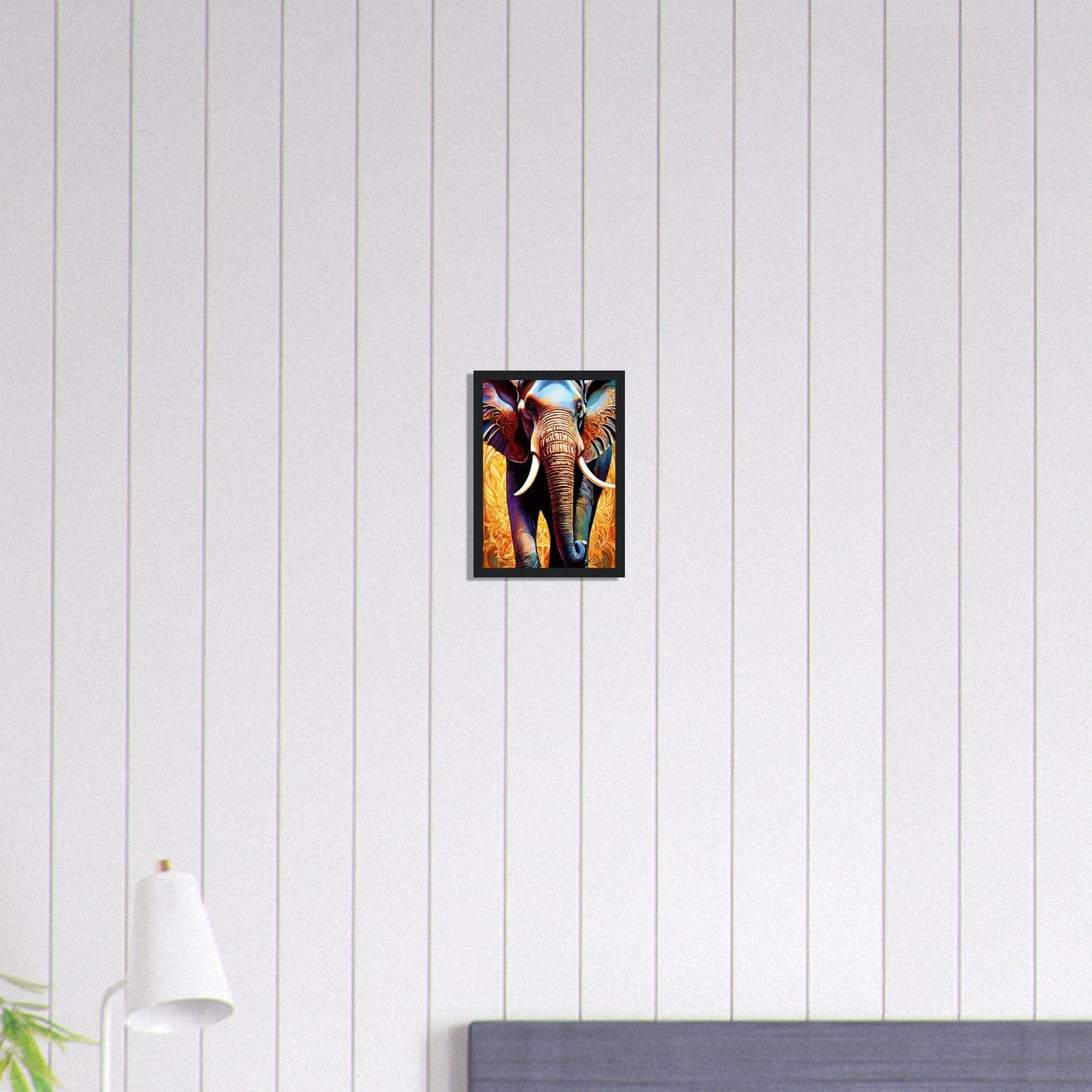 Canvanation Print Material A4 21x29.7 cm / 8x12″ Tableau Elephant Silence Éloquent