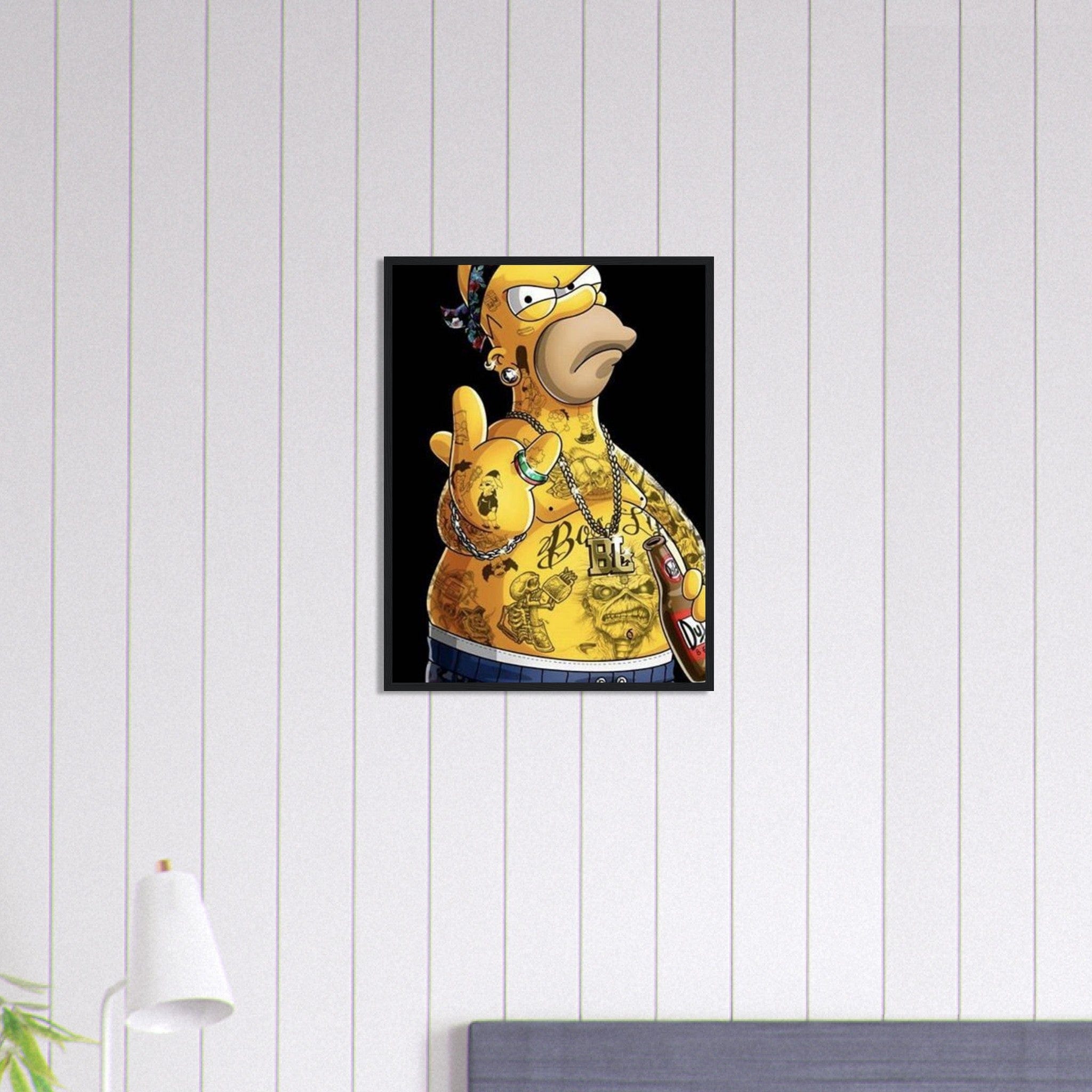 Canvanation Print Material 45x60 cm / 18x24″ Tableau Simpson Tatoué