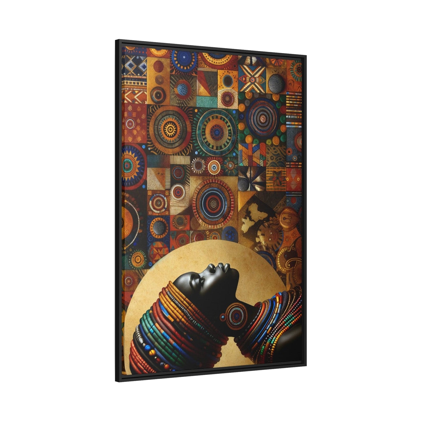 Printify Canvas Tableau "Femmes Africaines : Portraits d'élégance et de résilience"