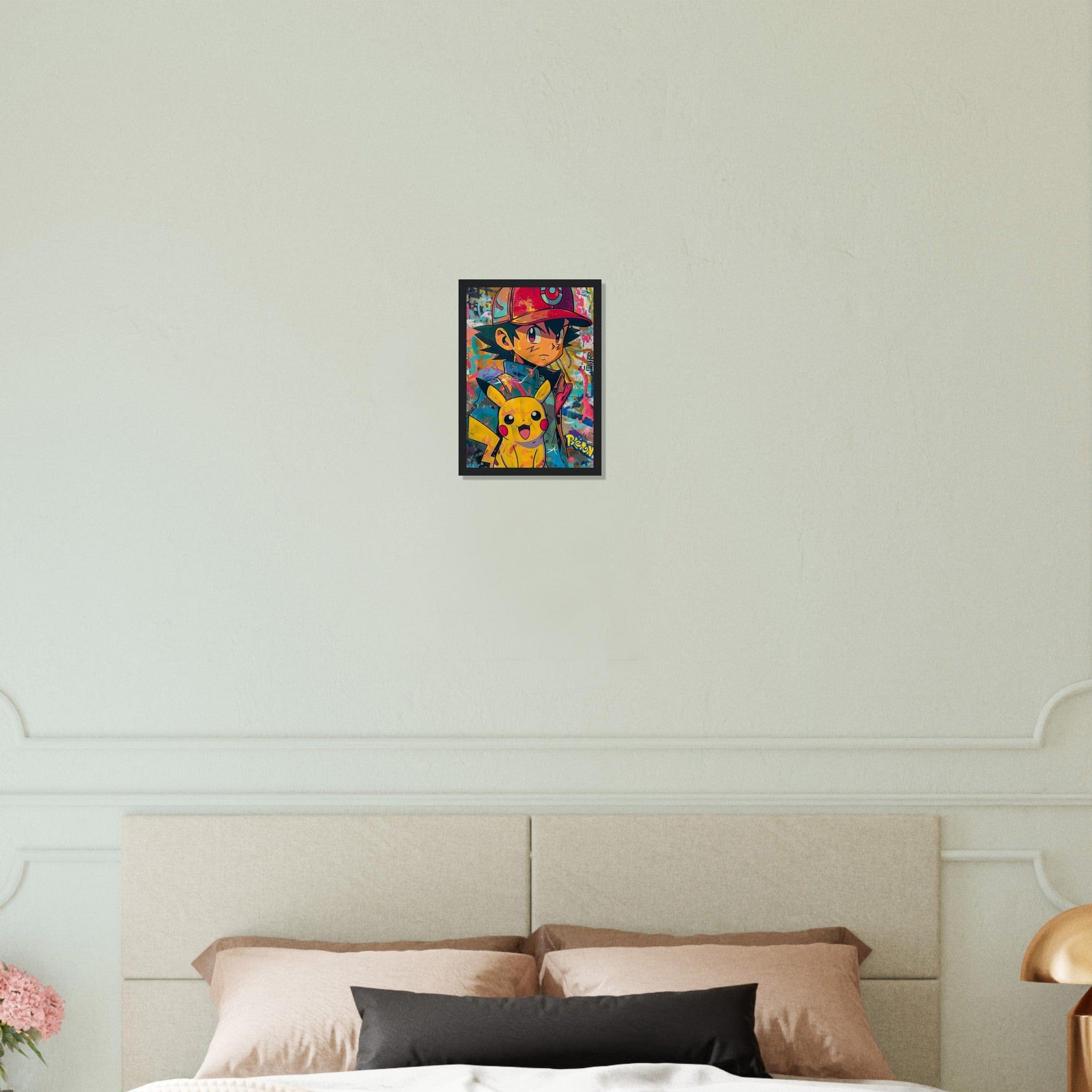 Canvanation Print Material Tableau Pokémon Dessin Pikachu Sacha