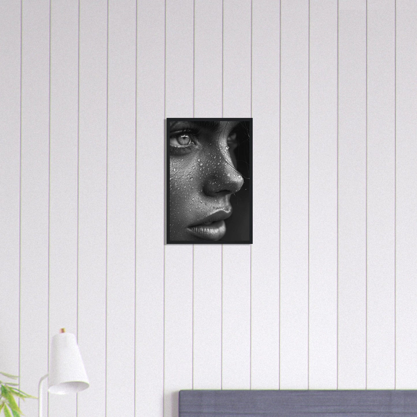 Canvanation Print Material 30x45 cm / 12x18″ Tableau Photo Noir Et Blanc-Portrait-Fille