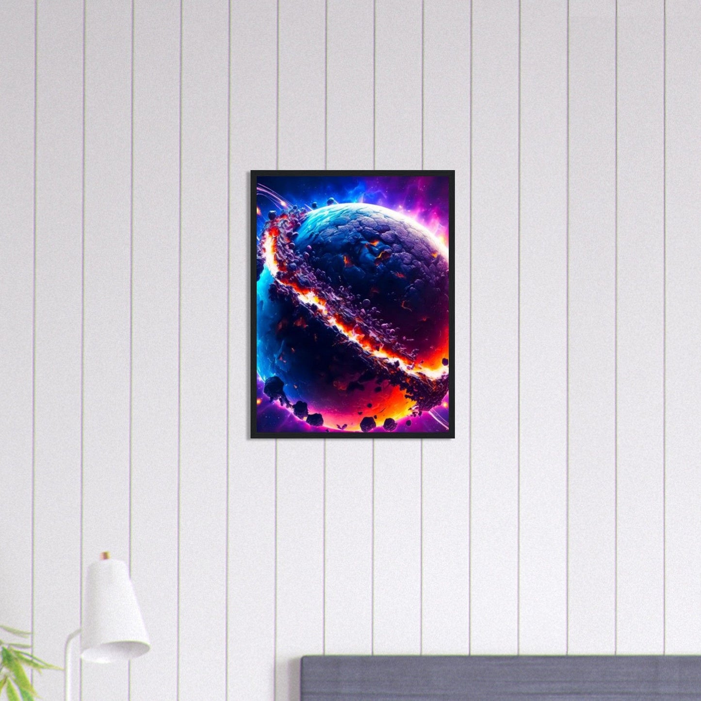 Canvanation Print Material 45x60 cm / 18x24″ Tableau Planete Nuit Étoilée Infinita