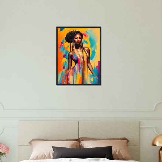 Canvanation Print Material 45x60 cm / 18x24″ Peinture Portrait Africain