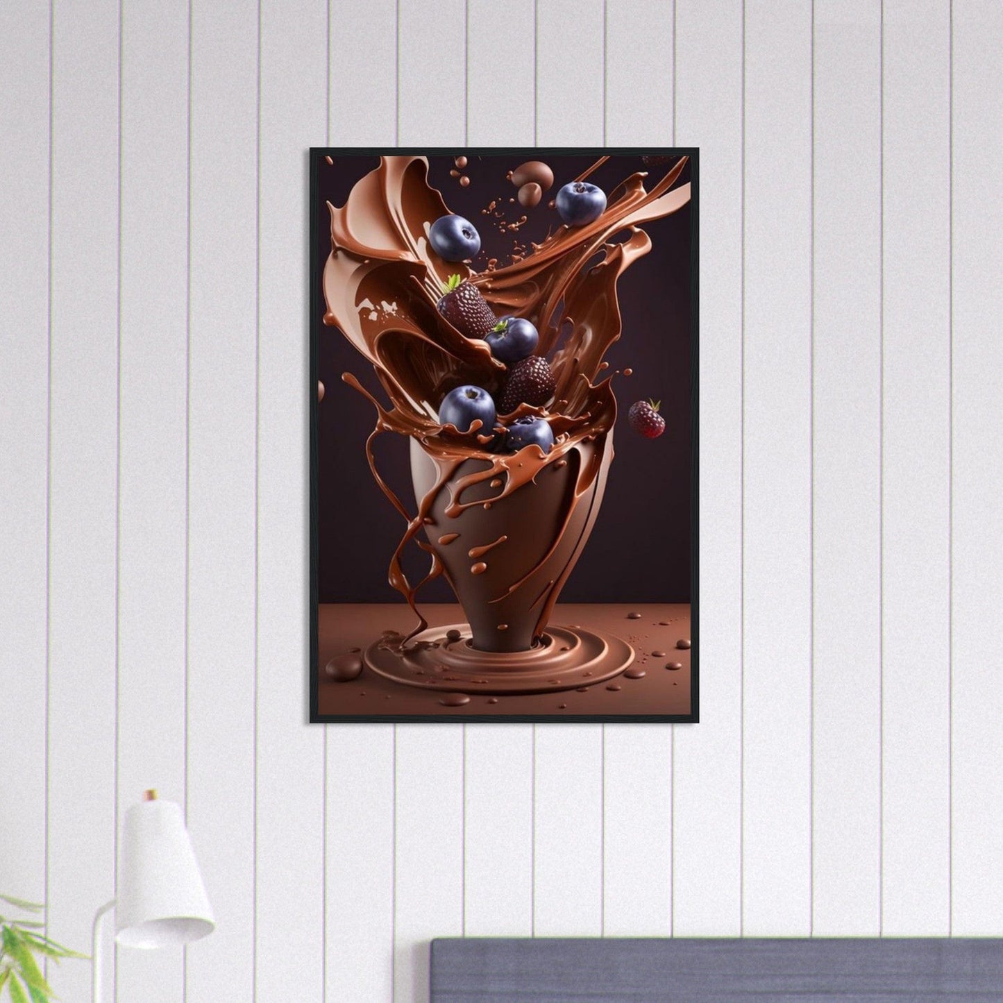 Canvanation Print Material 60x90 cm / 24x36″ Tableau Cuisine Tasse Chocolat