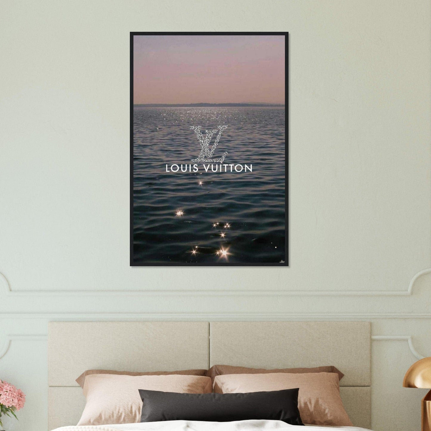 Canvanation Print Material 60x90 cm / 24x36″ Tableau Louis Vuitton Aqua