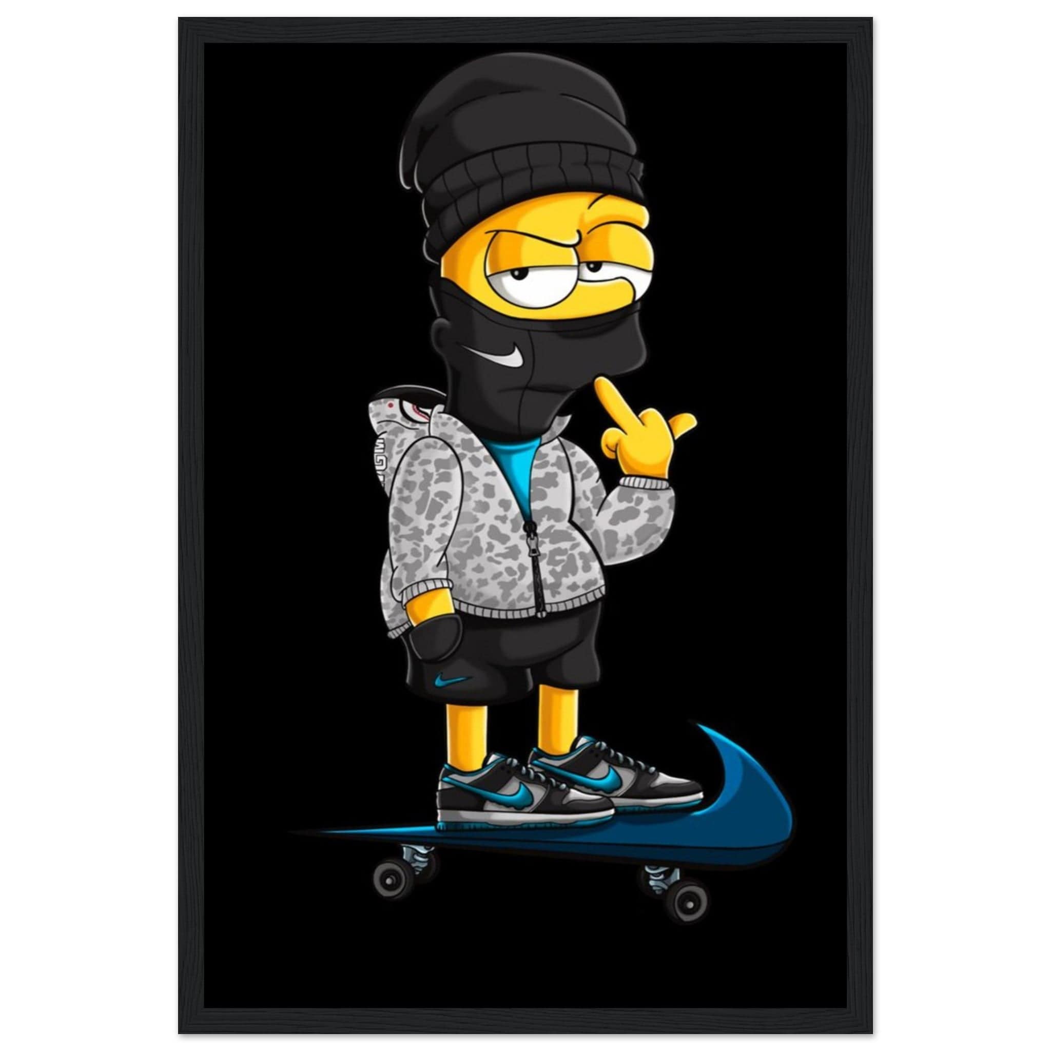 Canvanation Print Material 30x45 cm / 12x18″ / Tableau Poster Et Tableau Bart Simpson