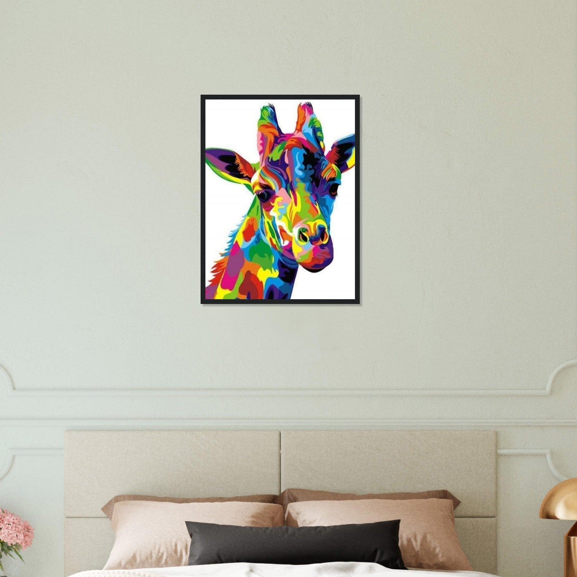 Gelato Print Material Tableau Tete De Girafe