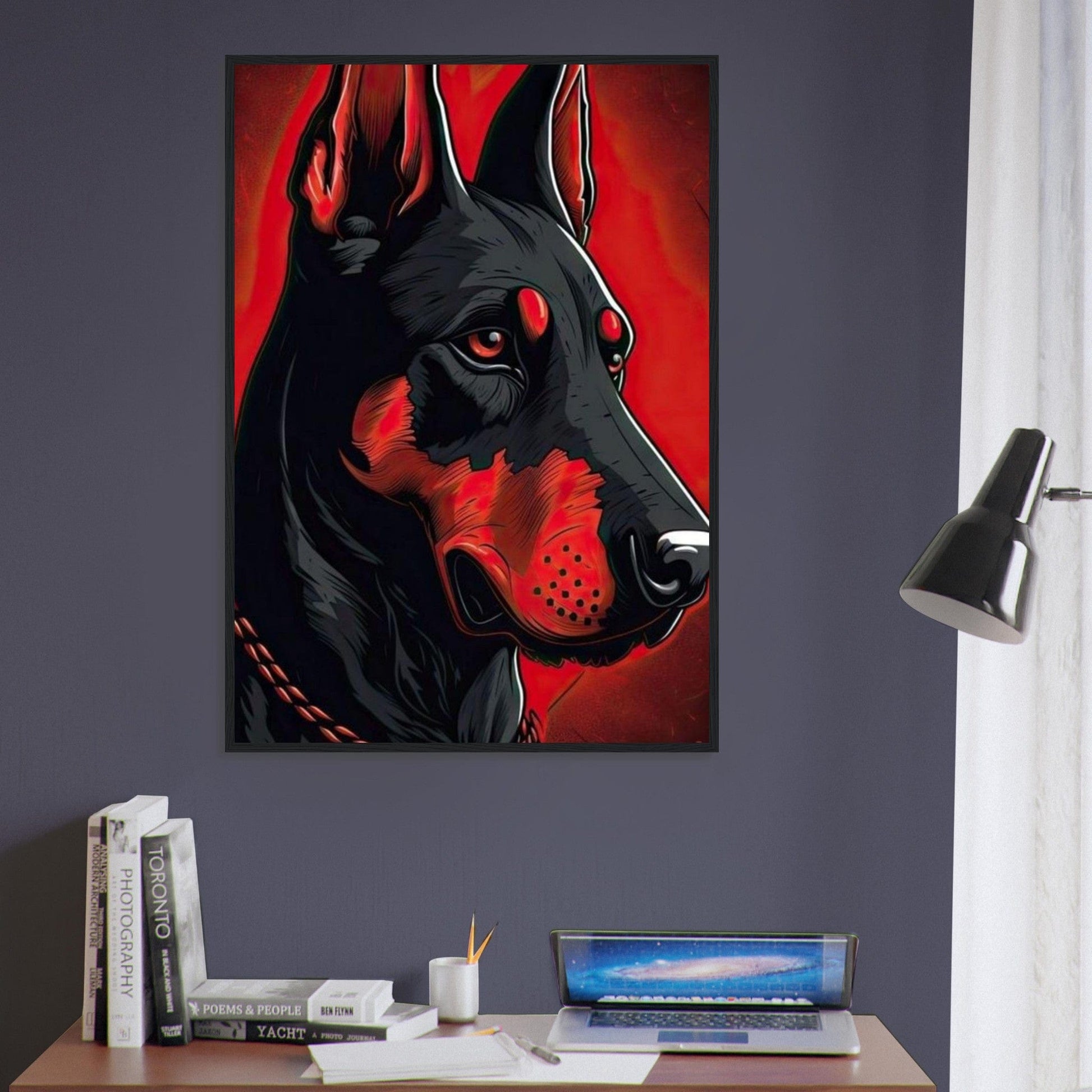 Canvanation Print Material Tableau Chien - Le monde à travers leurs yeux