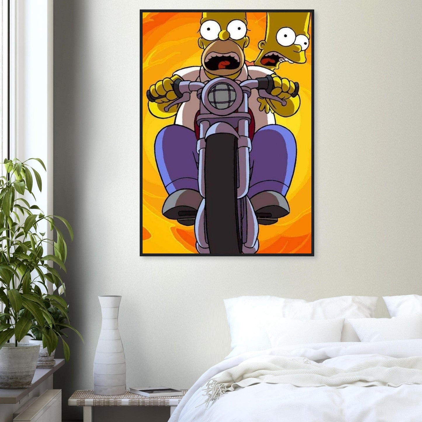 Canvanation Print Material 70x100 cm / 28x40″ / Tableau Poster Et Tableau Bart Et Homer