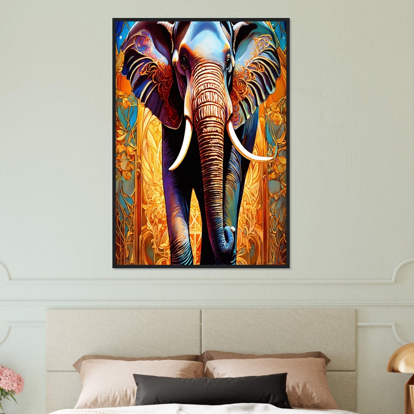 Canvanation Print Material Tableau Elephant Silence Éloquent