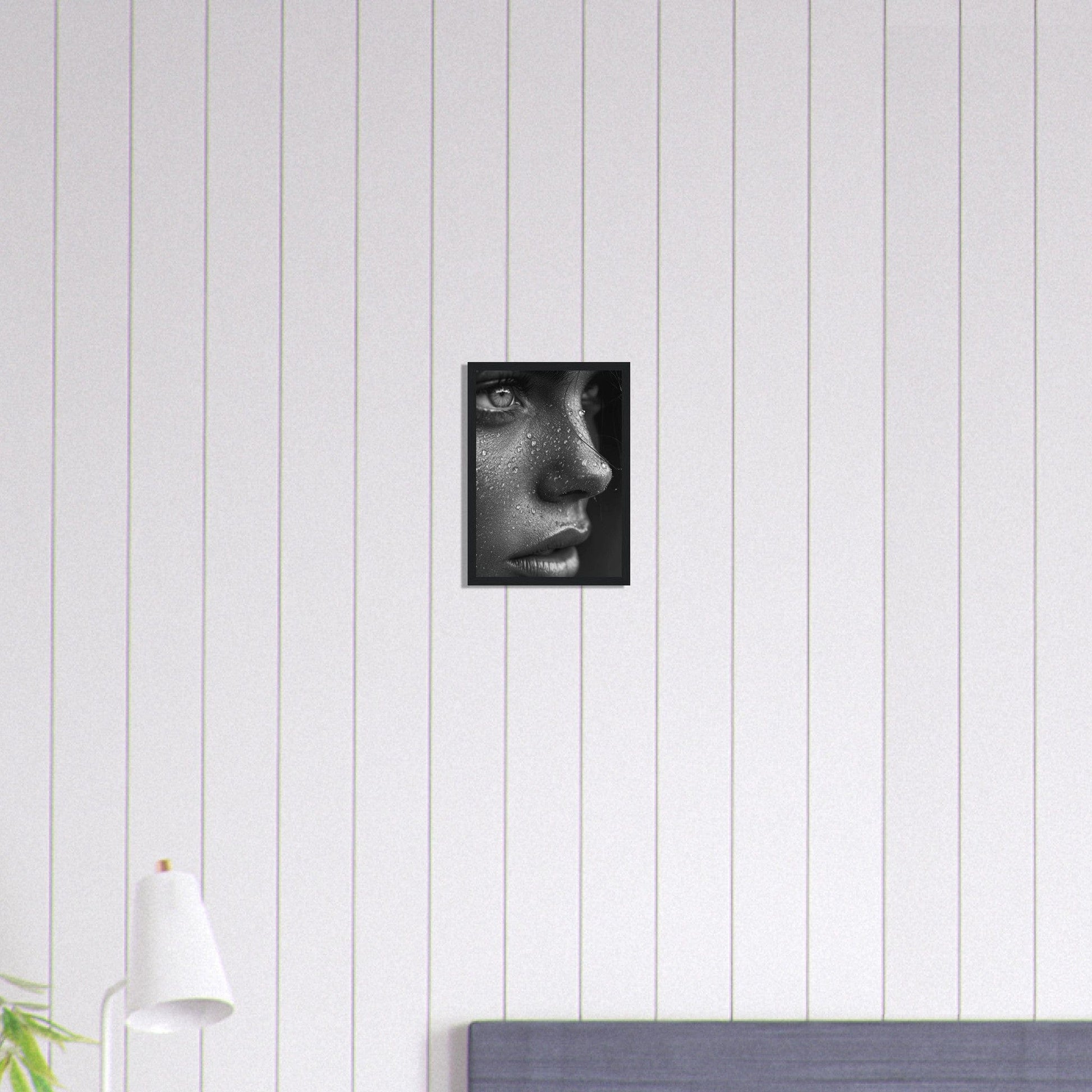 Canvanation Print Material A4 21x29.7 cm / 8x12″ Tableau Photo Noir Et Blanc-Portrait-Fille