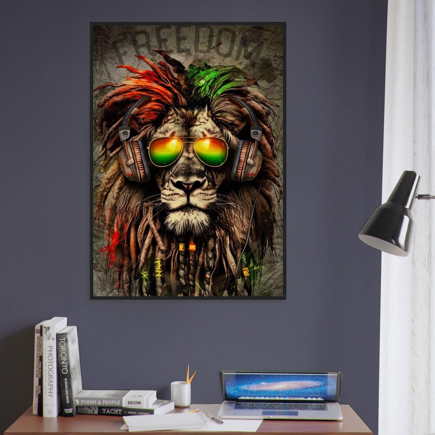 Canvanation Print Material Tableau Street Art Rasta Freedom