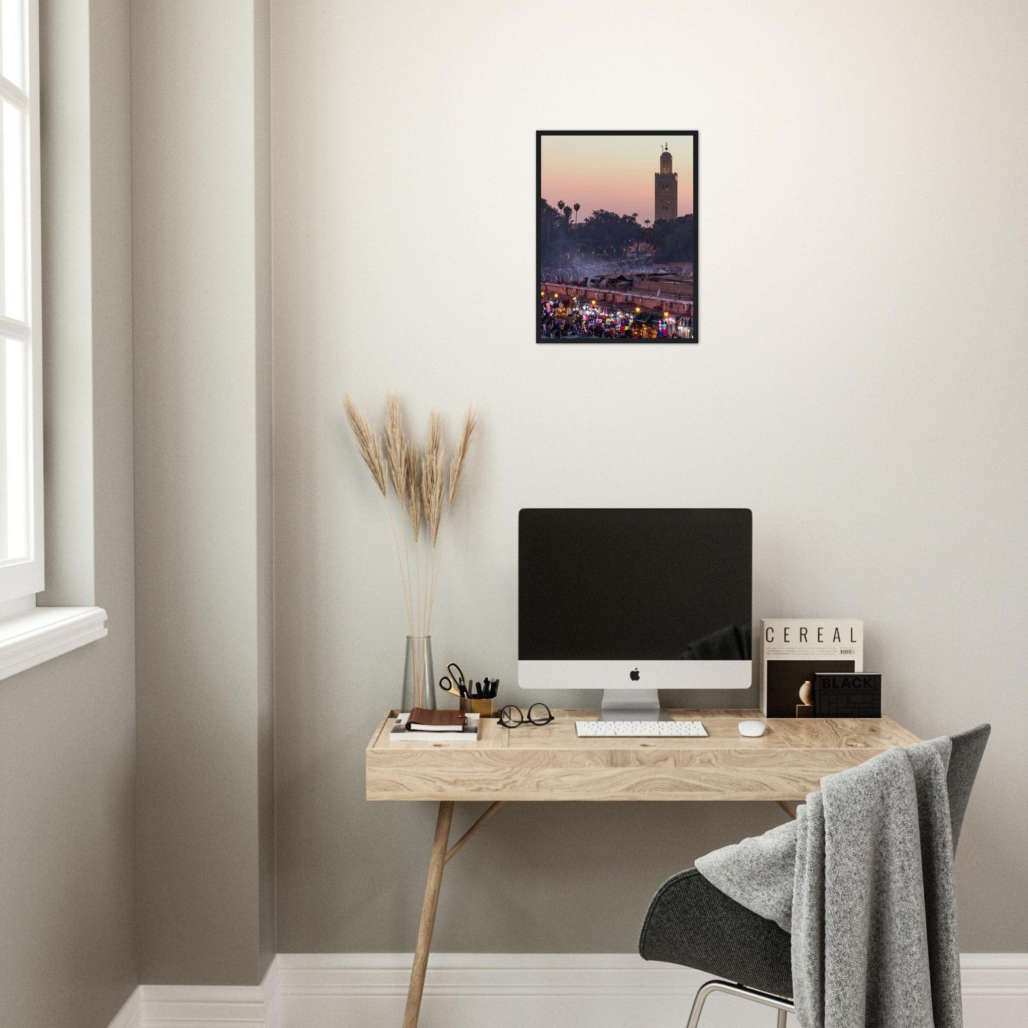 Canvanation Print Material Paysage Marocain En Peinture